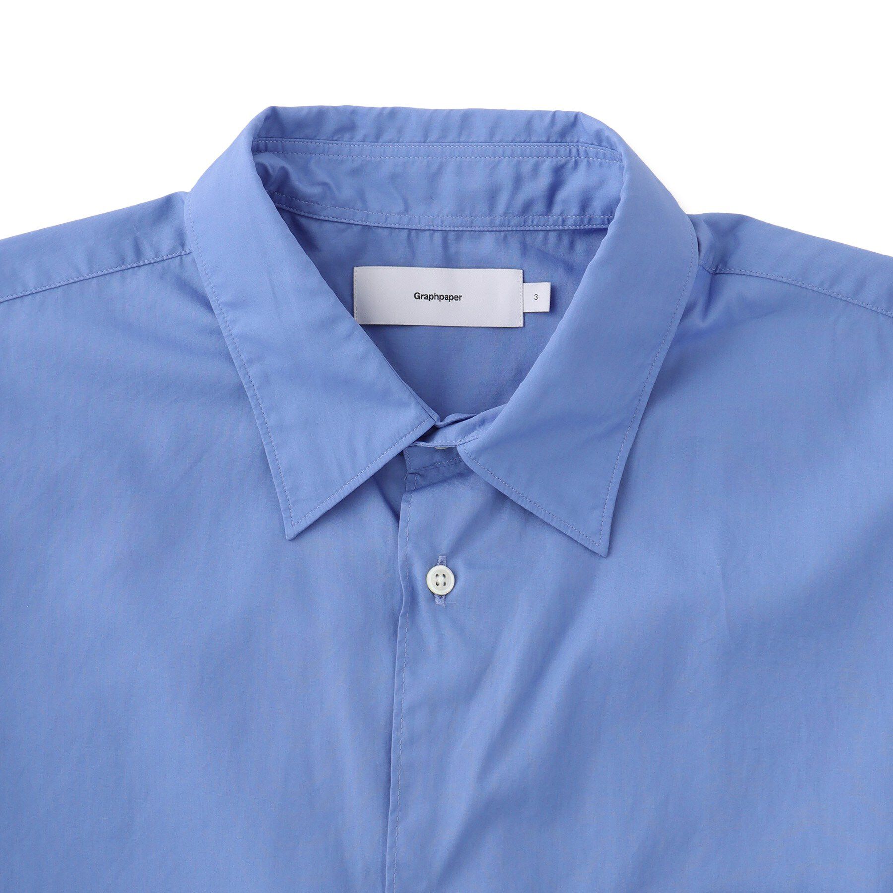 DRESSTERIOR「GRAPHPAPER（グラフペーパー）Broad Regular Collar Shirt」|シャツ・ブラウス|