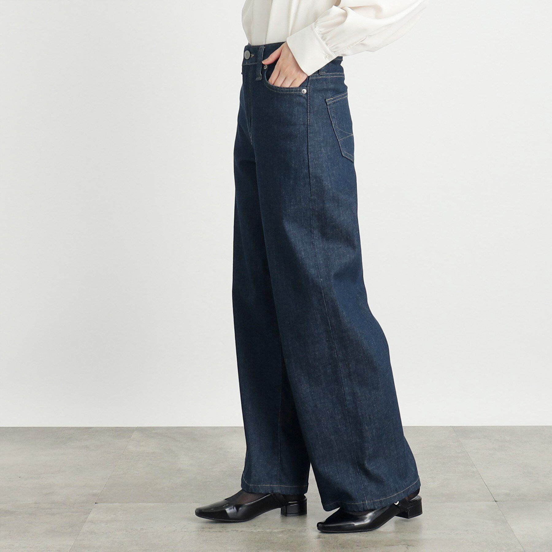 grove「【SOMETHING&times;grove別注】LISAWIDE DENIM PANTS」|デニム|