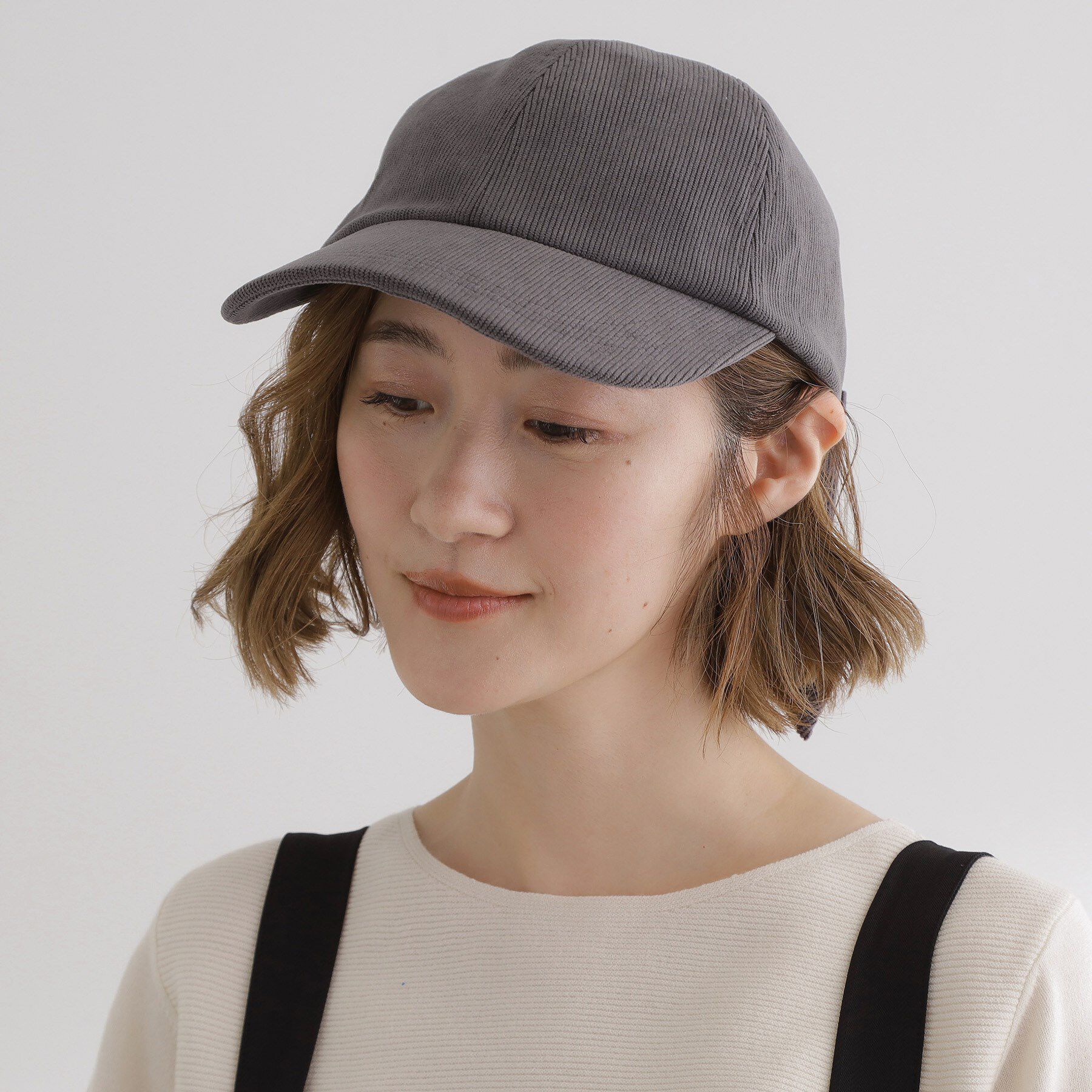 grove「リボンキャップ【UVカット・サイズ調整可能】」|キャップ・キャスケット|