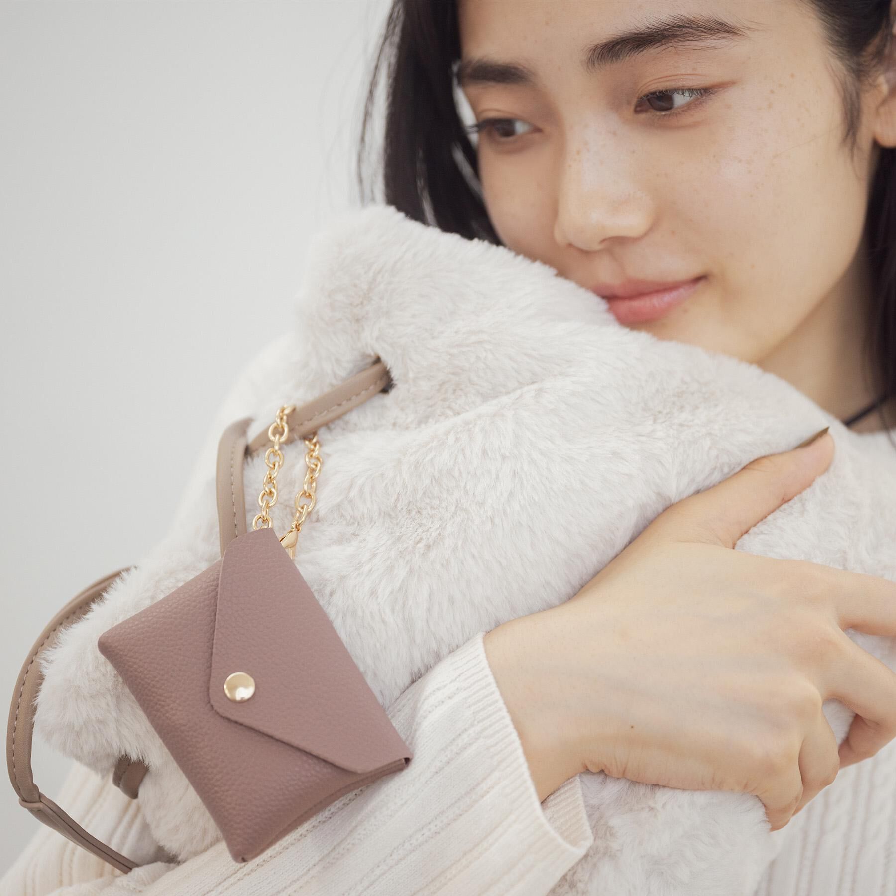 grove「エコファーポーチ付き2WAYショルダー」|ショルダー・メッセンジャー|