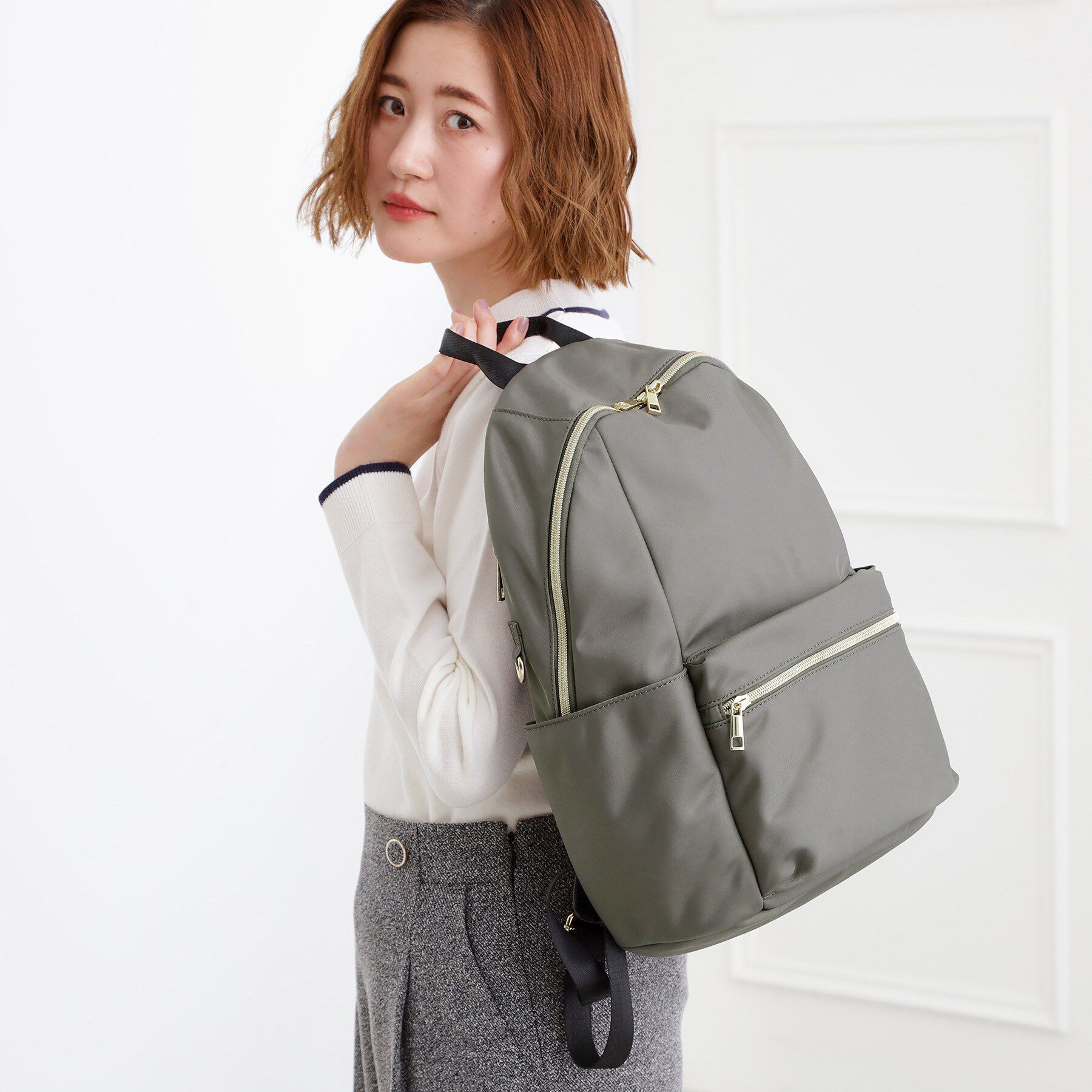grove「【インスタ】人間工学撥水多機能リュック」|リュック|