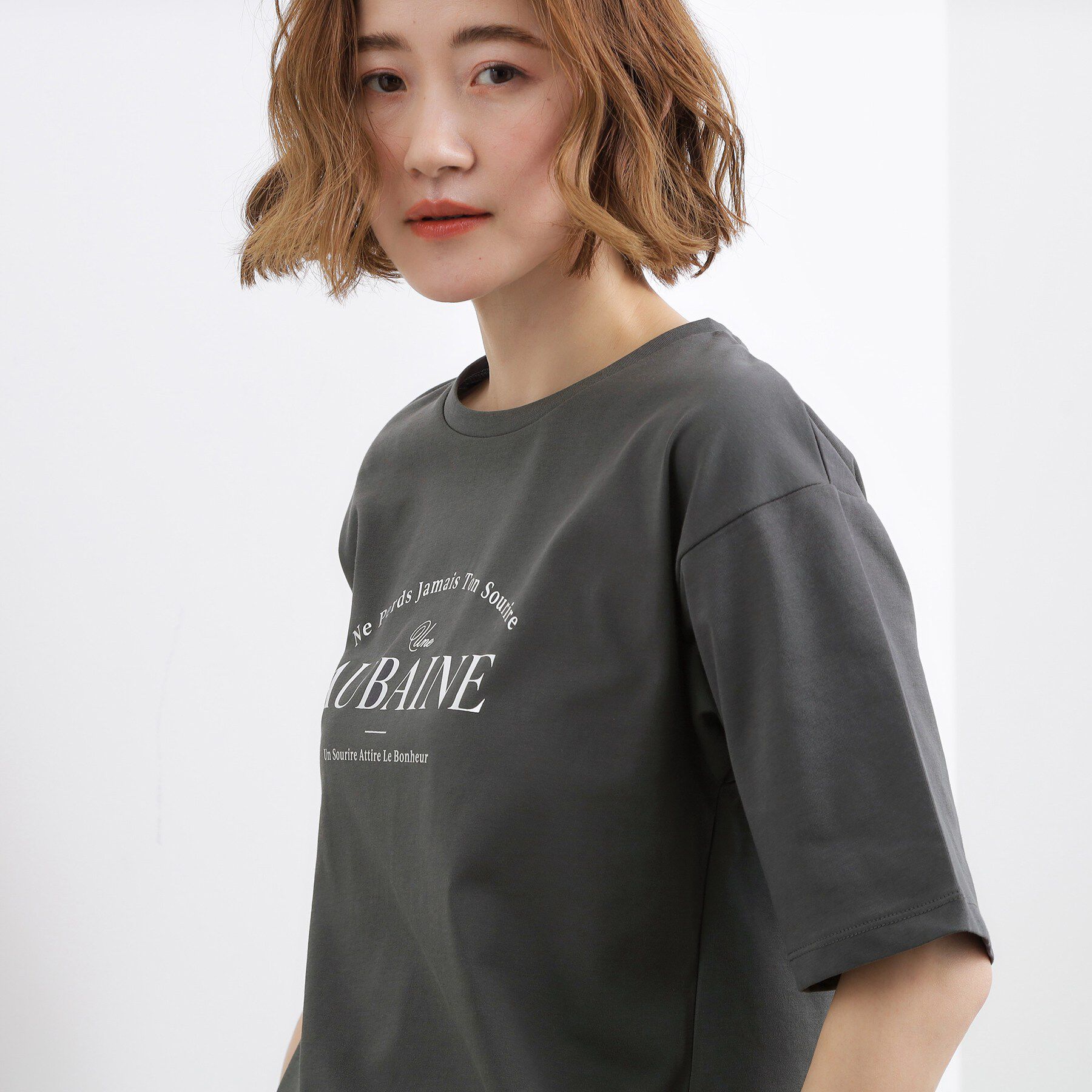 grove「【UVカット/接触冷感】プリントアソート5分袖Tシャツ」|Tシャツ・カットソー|