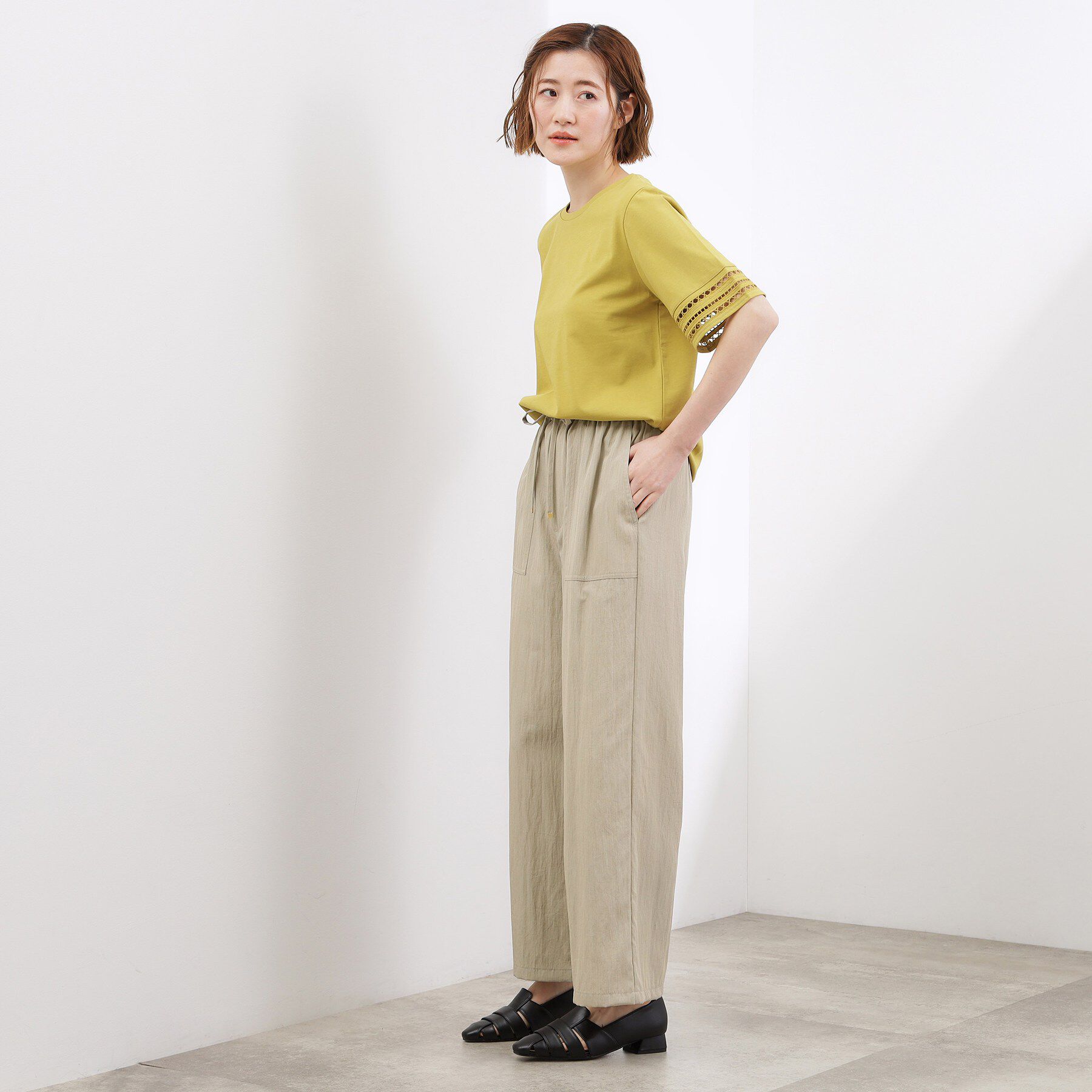 grove「リラックスドロストイージーワイドパンツ」|その他|