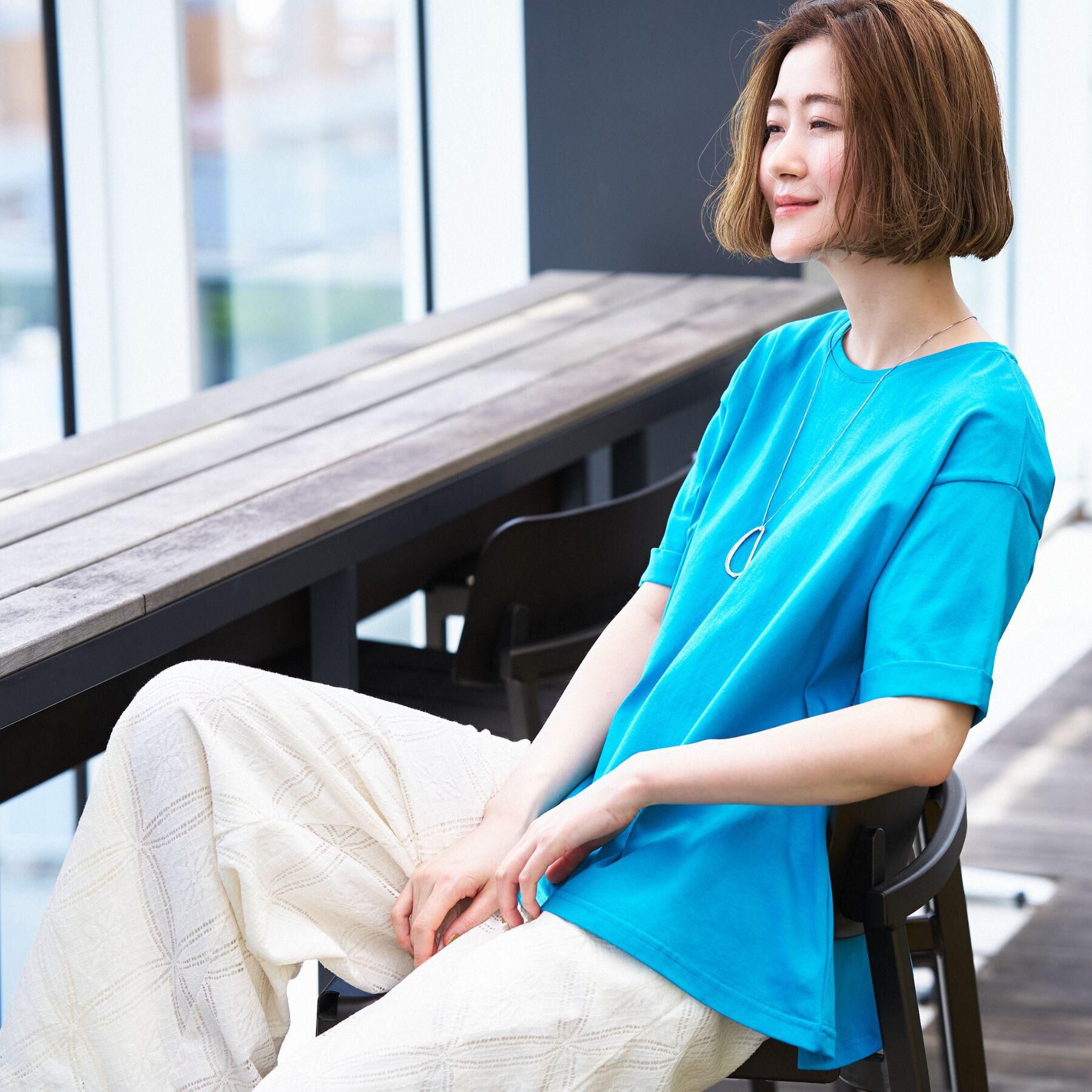 grove「【遮熱／吸水速乾／UVカット】フレアシルエットTシャツ」|Tシャツ・カットソー|