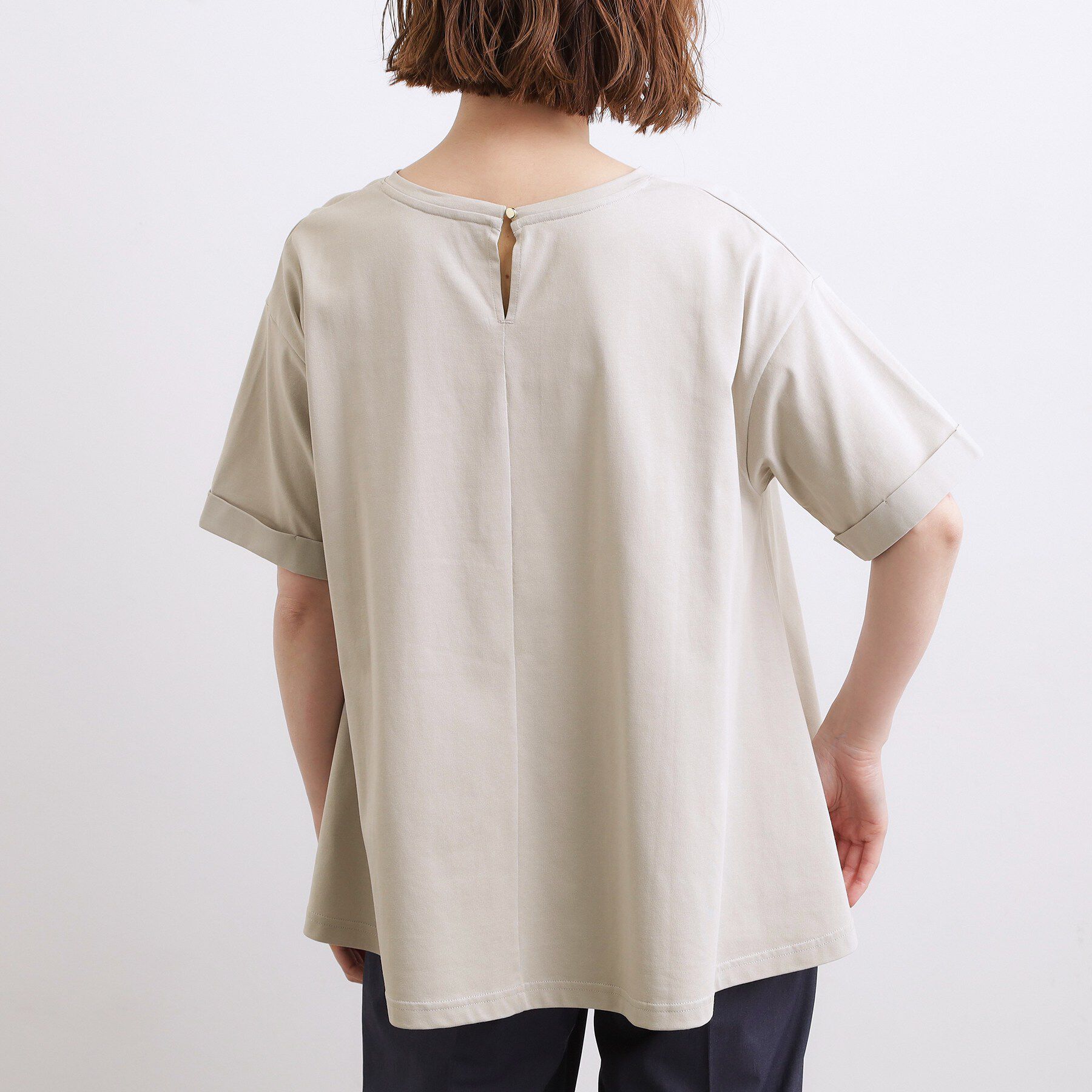 grove「【遮熱／吸水速乾／UVカット】フレアシルエットTシャツ」|Tシャツ・カットソー|