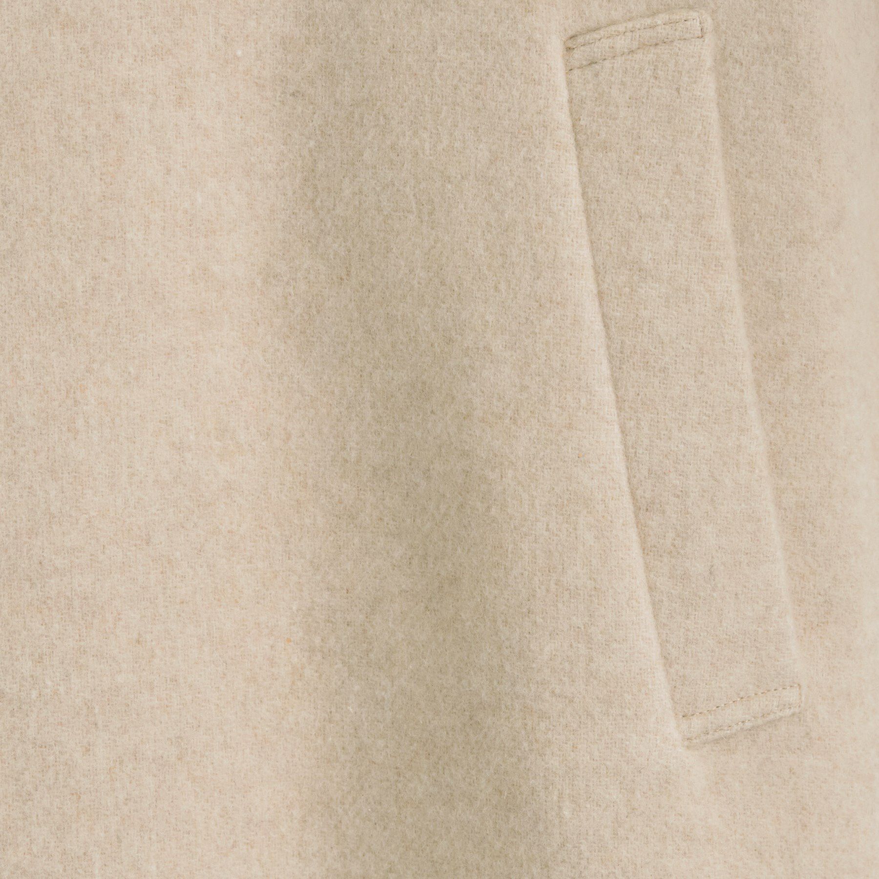 INDIVI「【軽量／ウール混】ライトフォルム ロングコート」|ノーカラーコート|