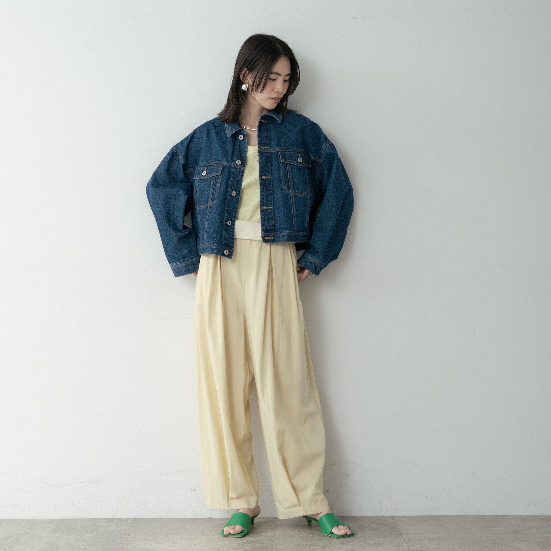 GALLEST「ボックスデニムジャケット」|デニムジャケット|