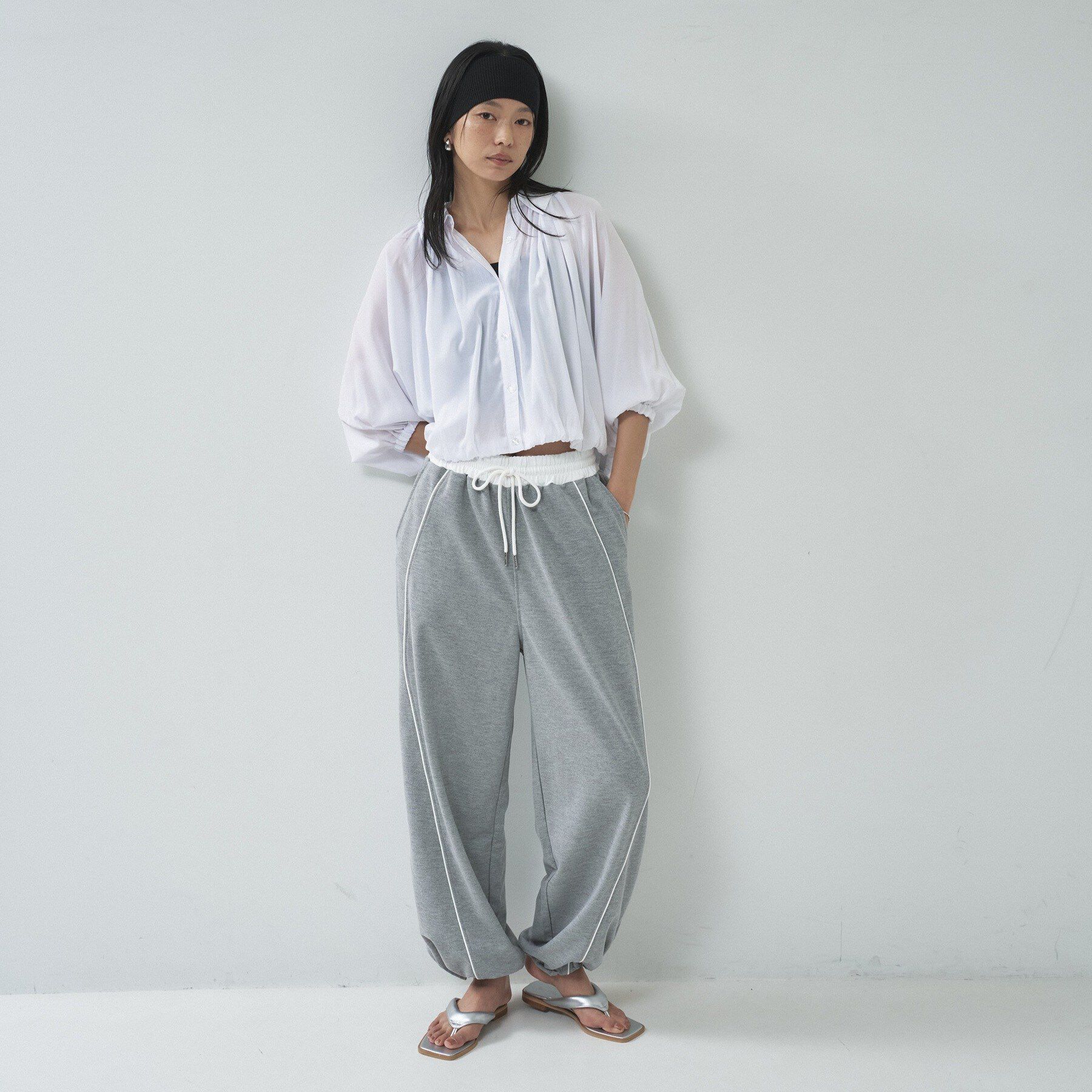 GALLEST「【一部店舗限定】パイピング裏毛ワイドパンツ」|その他|