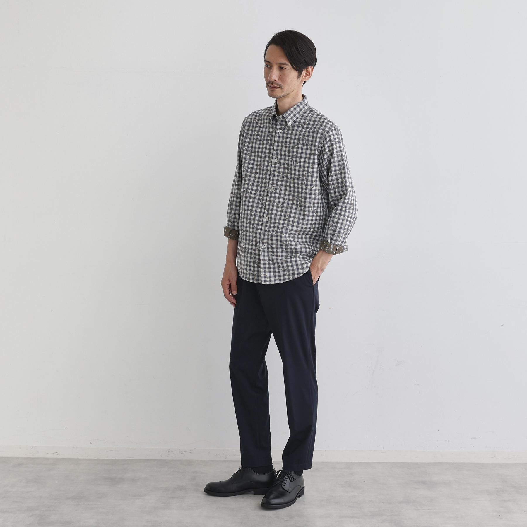 TAKEO KIKUCHI「チェックボーラーガーゼシャツ」|シャツ・ブラウス|