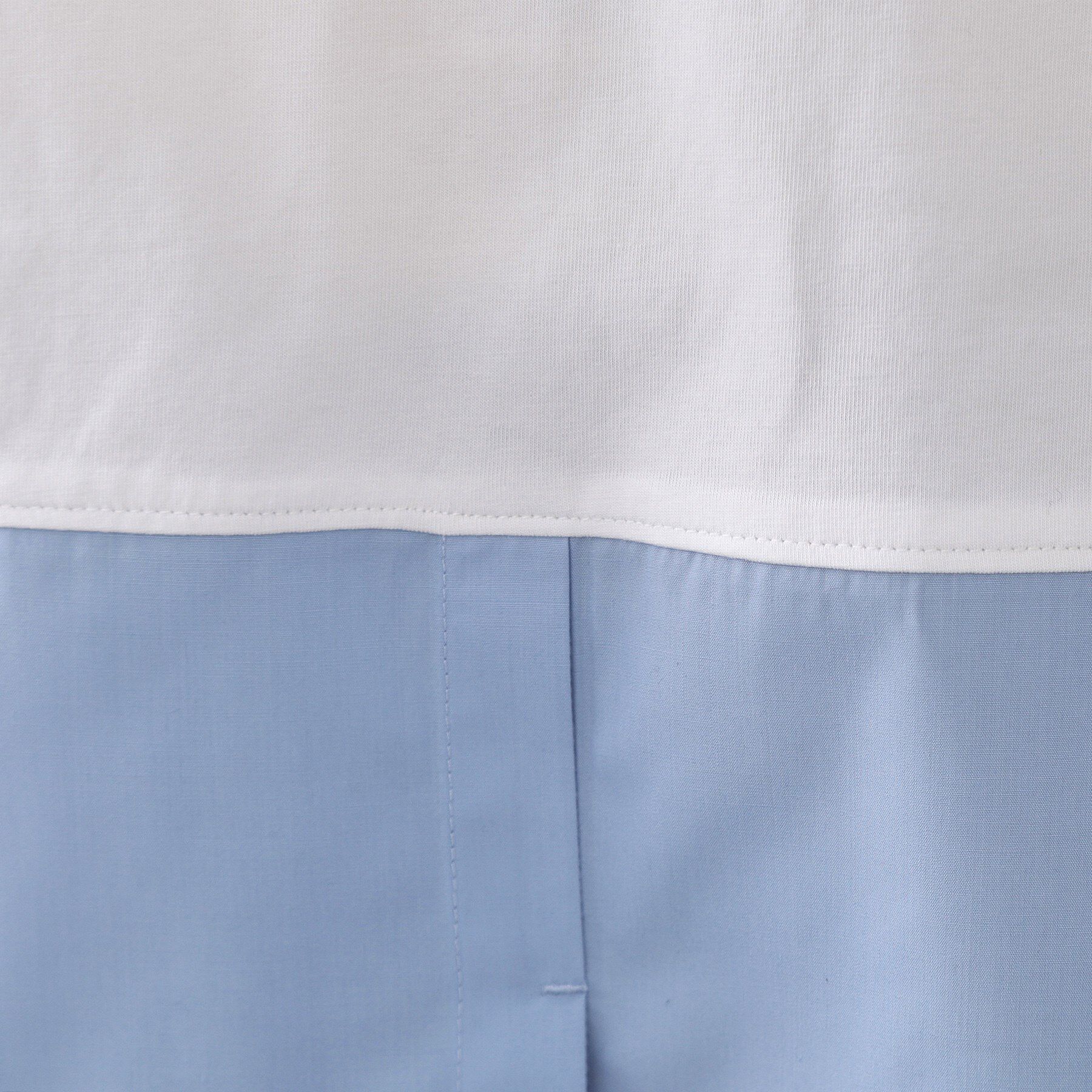 OPAQUE.CLIP「シャツドッキングカットソー【洗濯機OK】」|Tシャツ・カットソー|