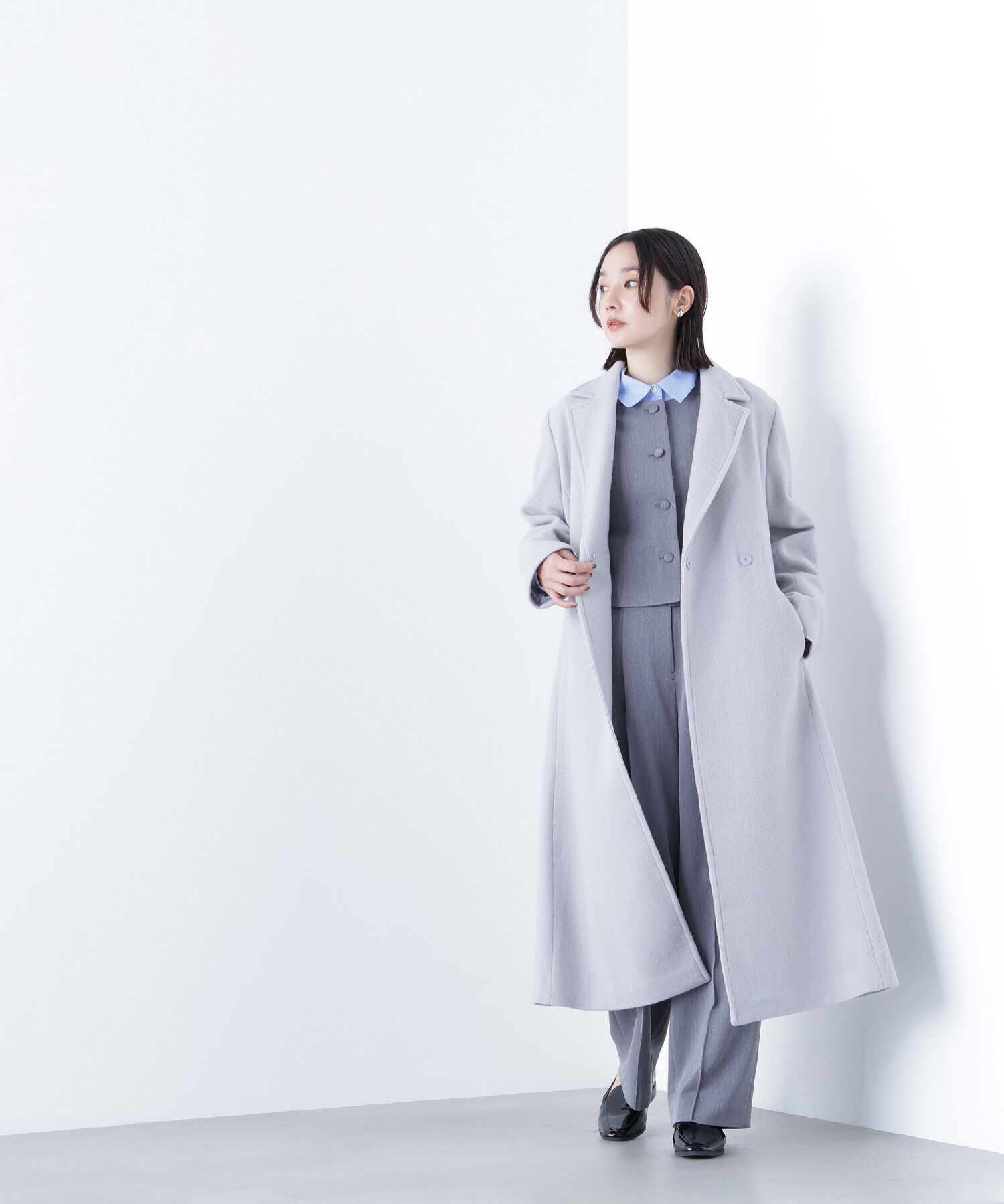  「テーラーベルテッドロングコート＊」|その他|