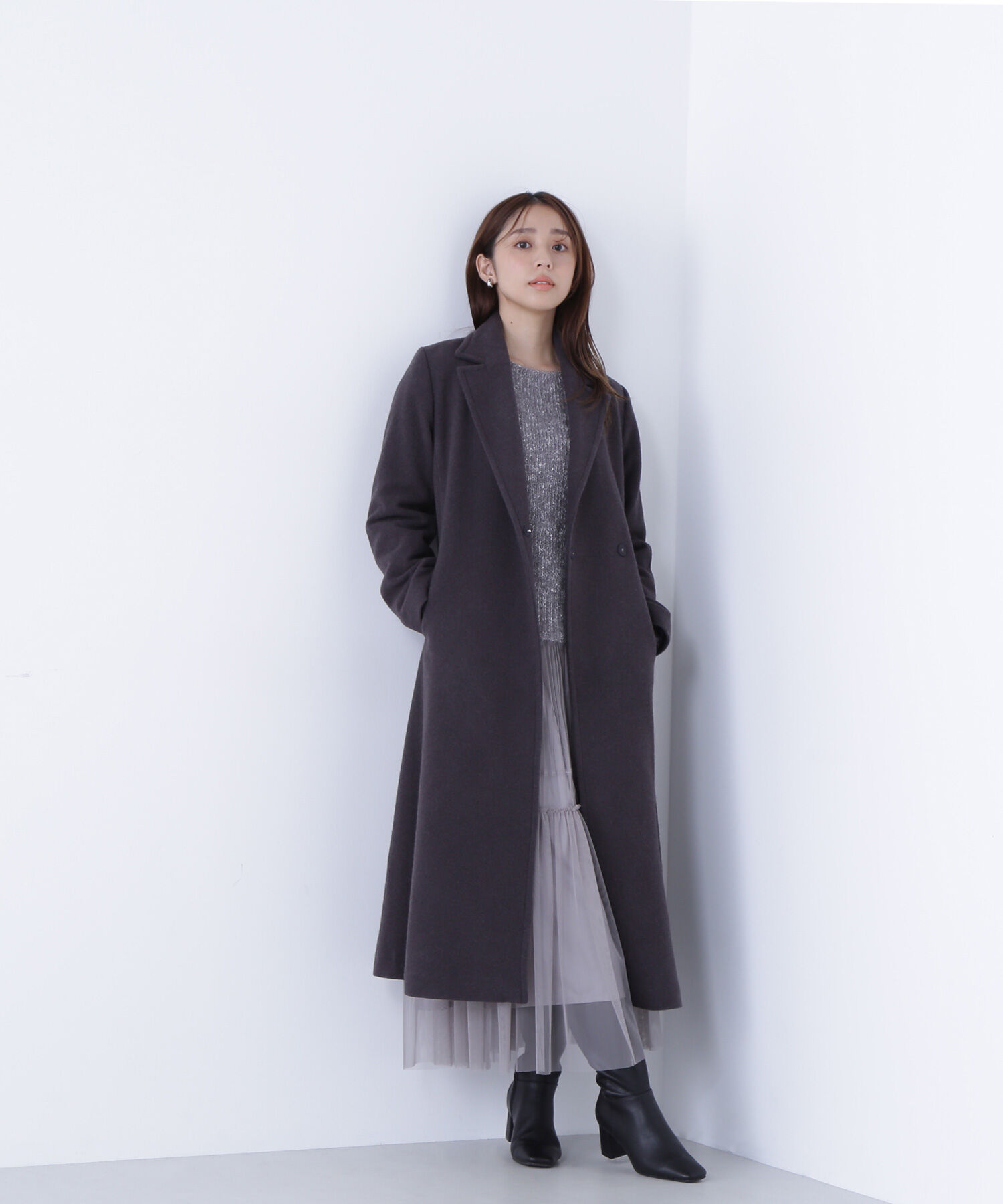  「テーラーベルテッドロングコート＊」|その他|