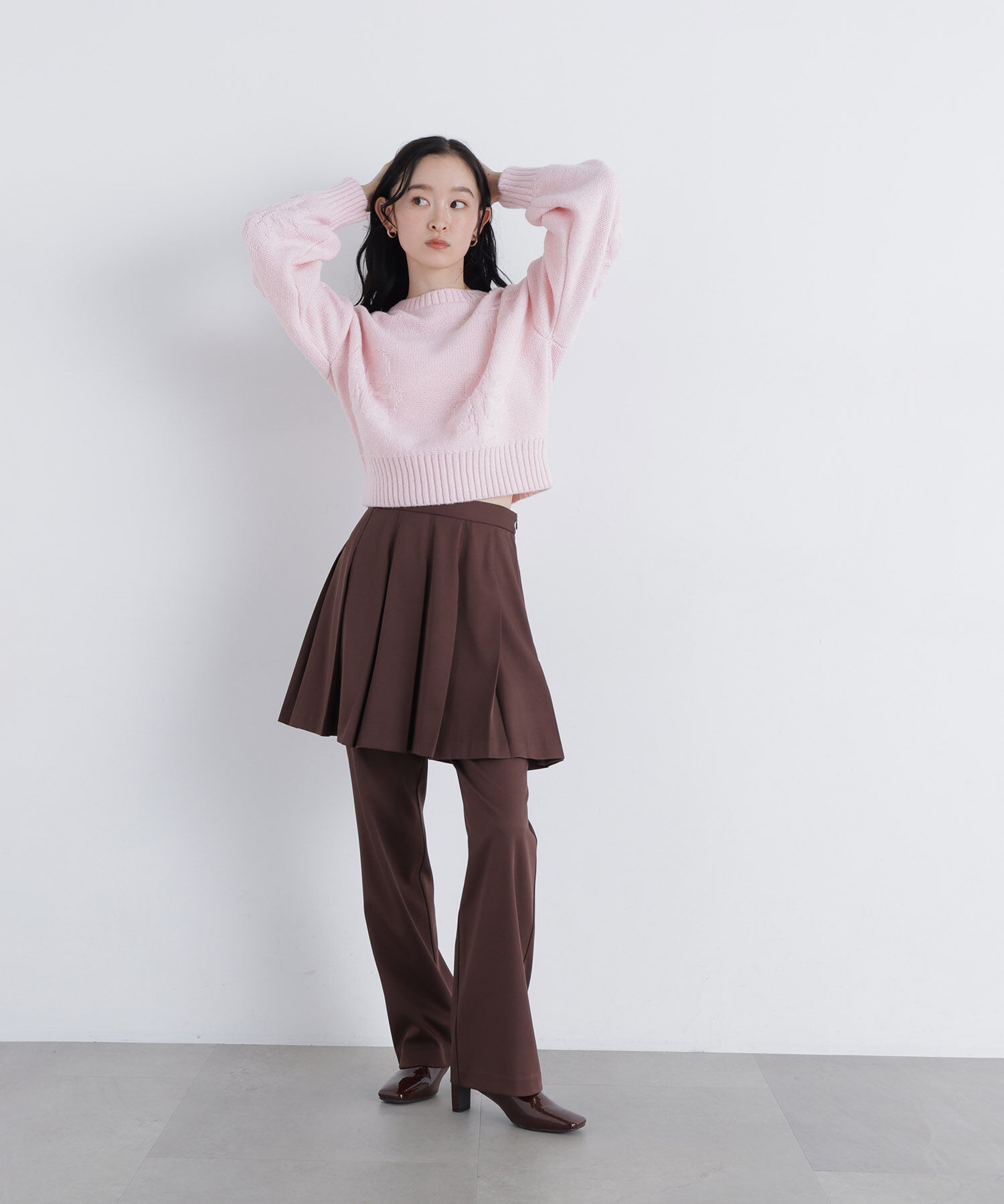  「〈N.〉プリーツスカートセットパンツ」|その他|