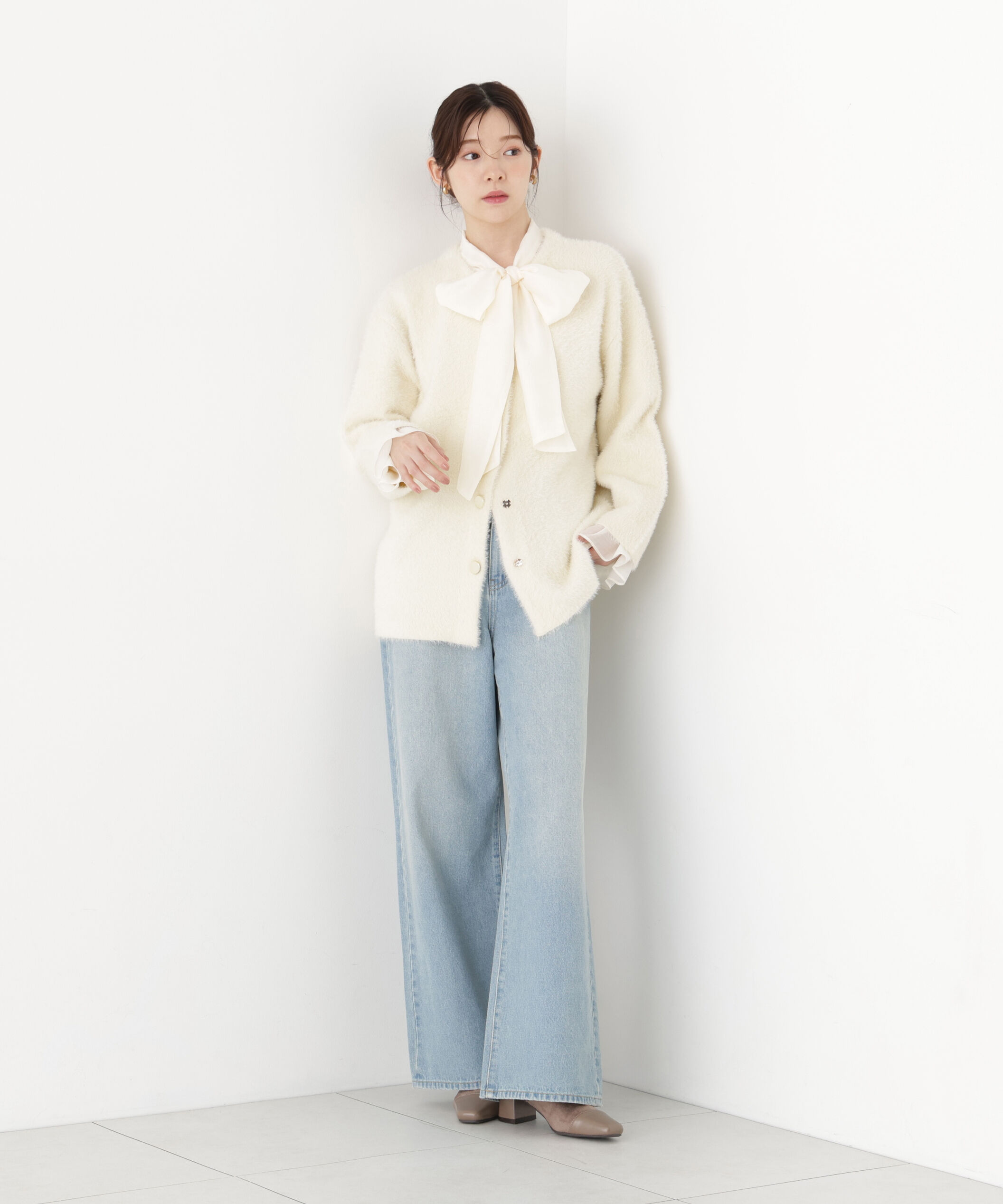 PROPORTION BODY DRESSING「ビッグリボンブラウス」|シャツ・ブラウス|