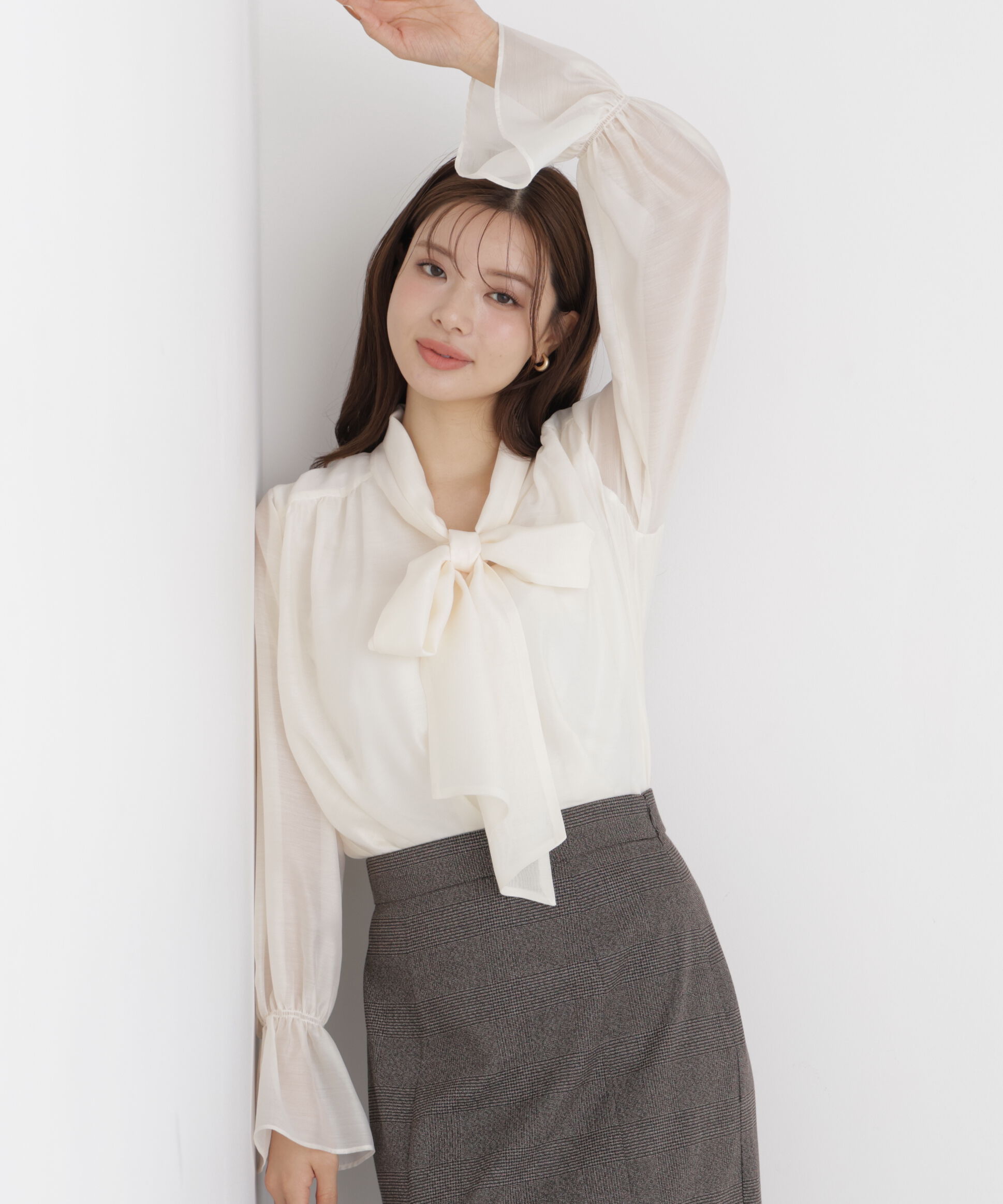 PROPORTION BODY DRESSING「ビッグリボンブラウス」|シャツ・ブラウス|