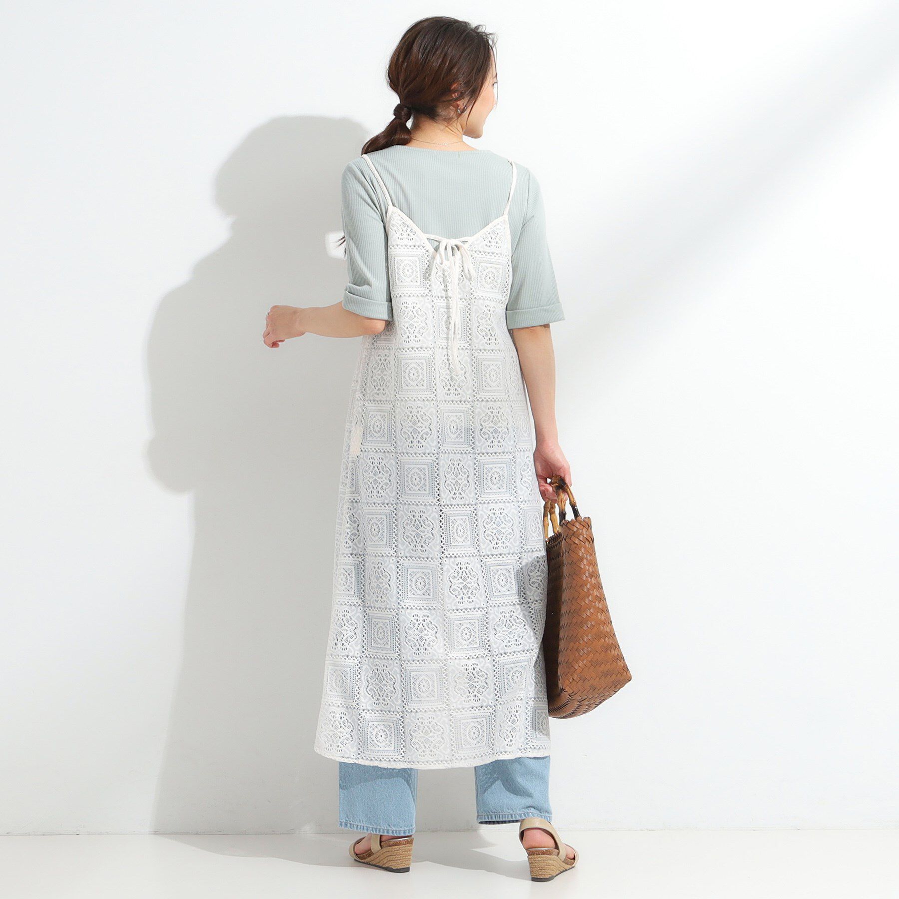 SHOO･LA･RUE「【S-LL】レースキャミワンピース」|ワンピース|