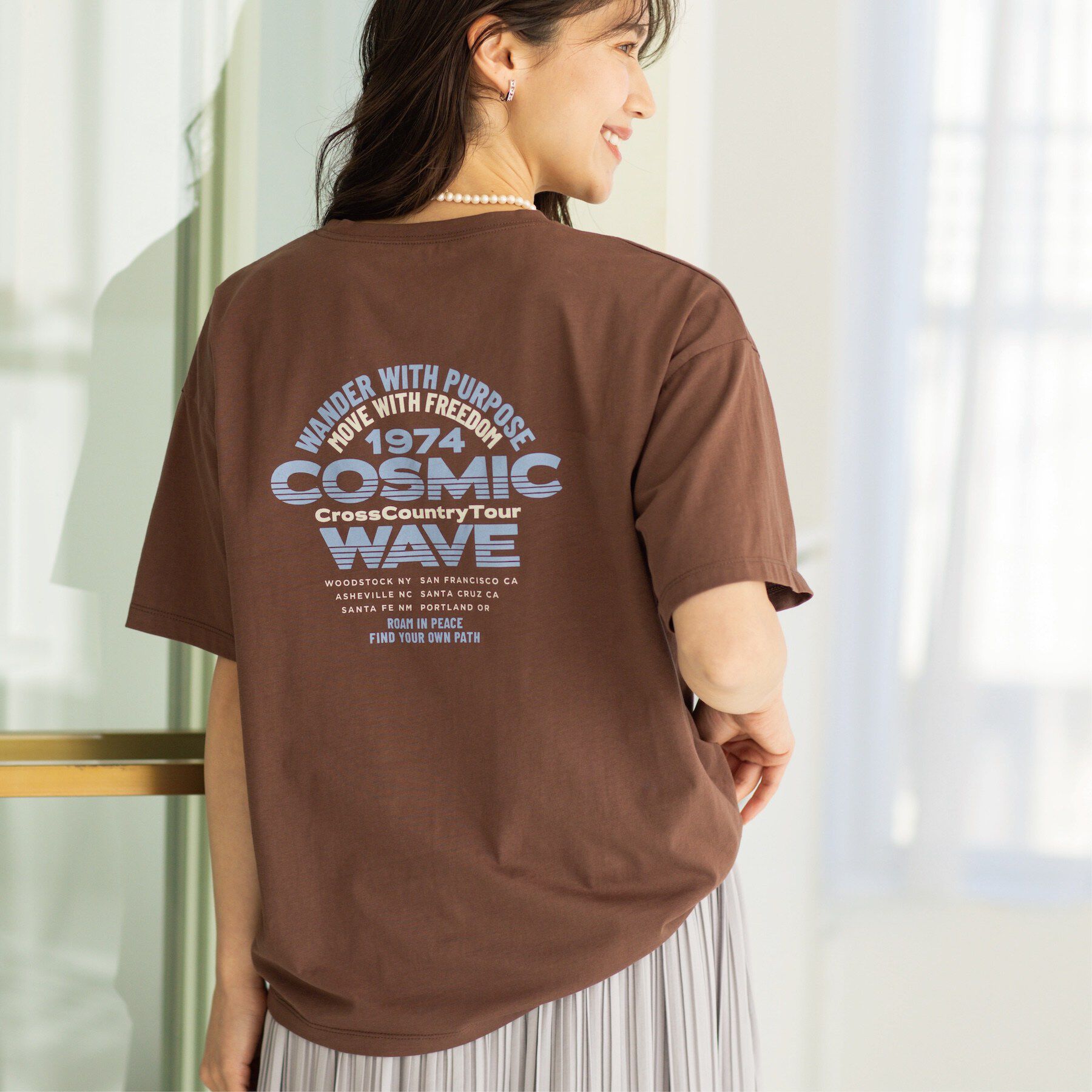 SHOO･LA･RUE「カジュアルプリントTシャツ」|Tシャツ・カットソー|