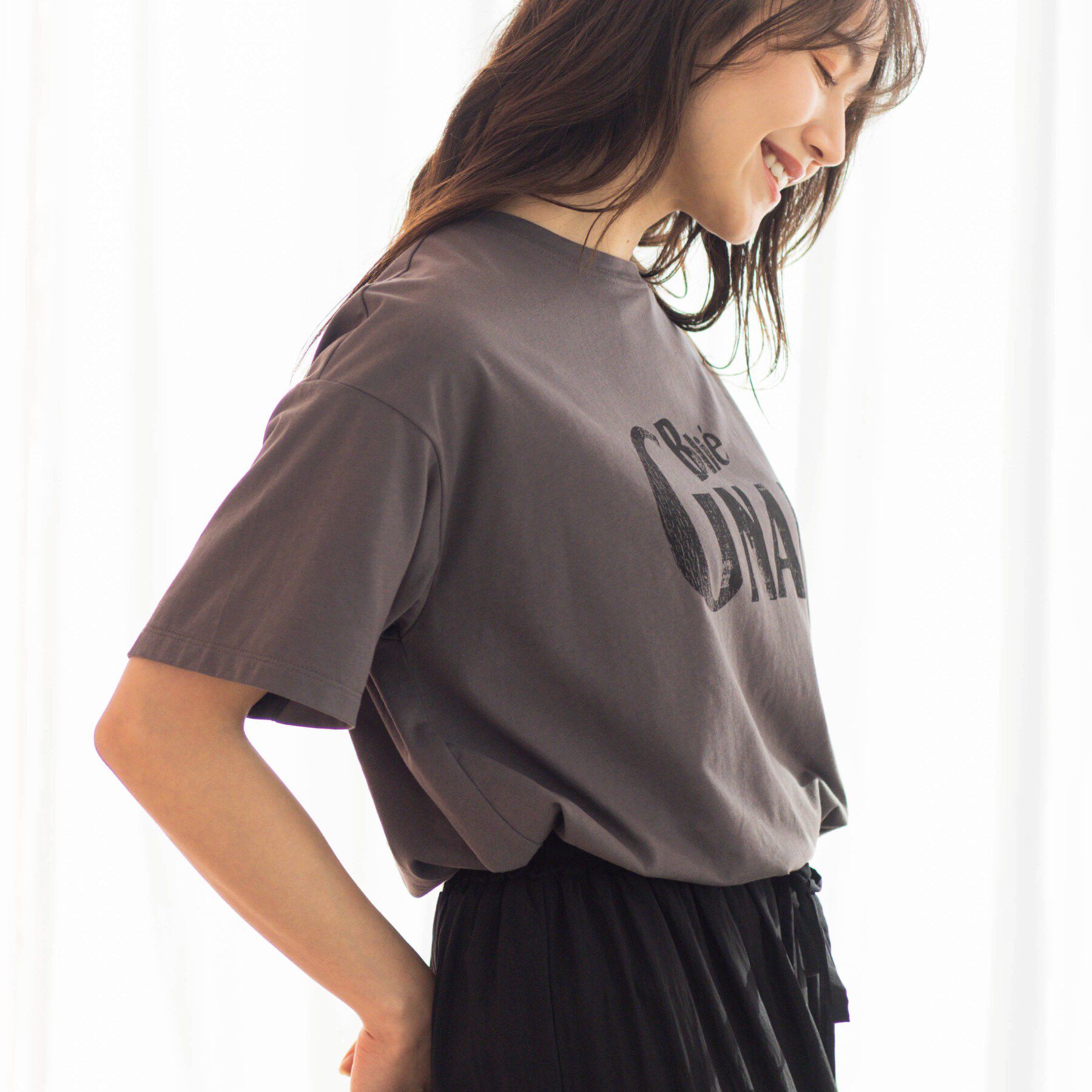 SHOO･LA･RUE「カジュアルプリントTシャツ」|Tシャツ・カットソー|