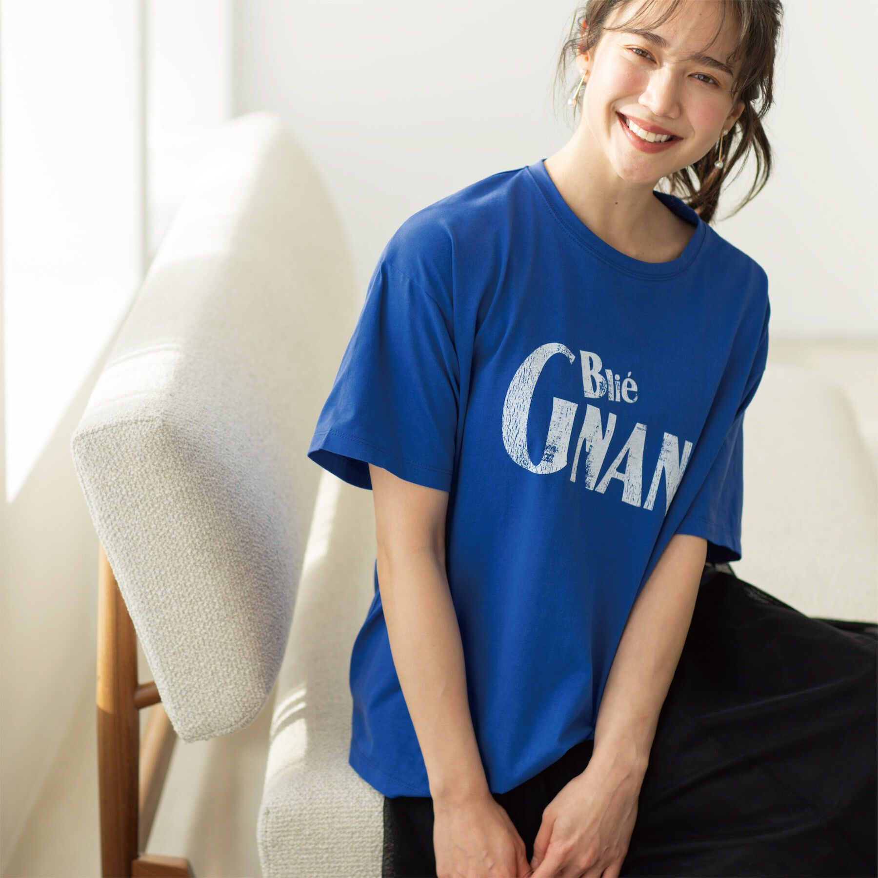SHOO･LA･RUE「カジュアルプリントTシャツ」|Tシャツ・カットソー|