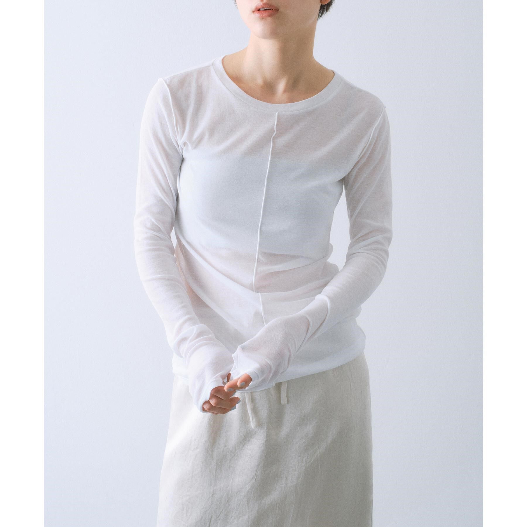 CODE A「sheer basic tee」|Tシャツ・カットソー|