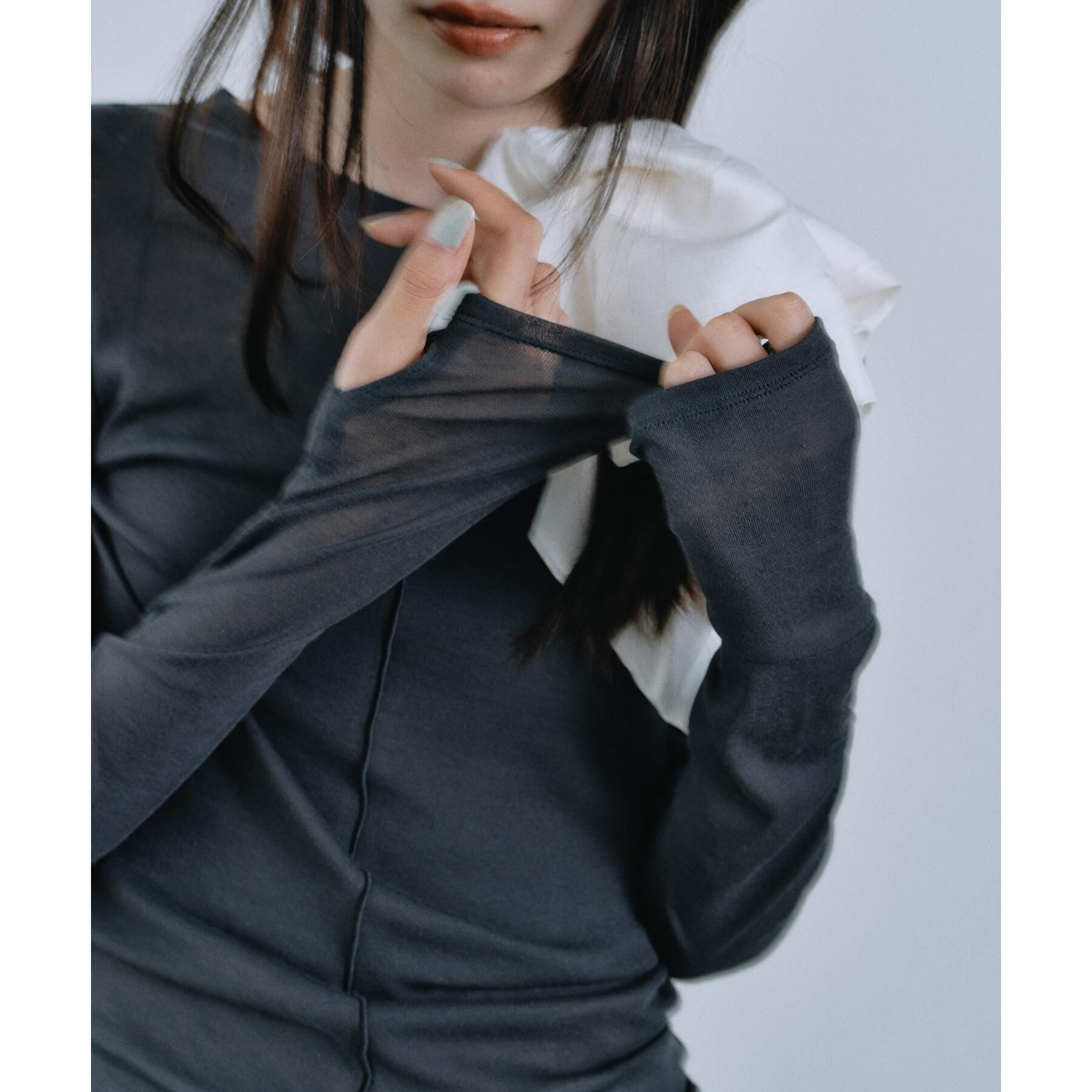CODE A「sheer basic tee」|Tシャツ・カットソー|