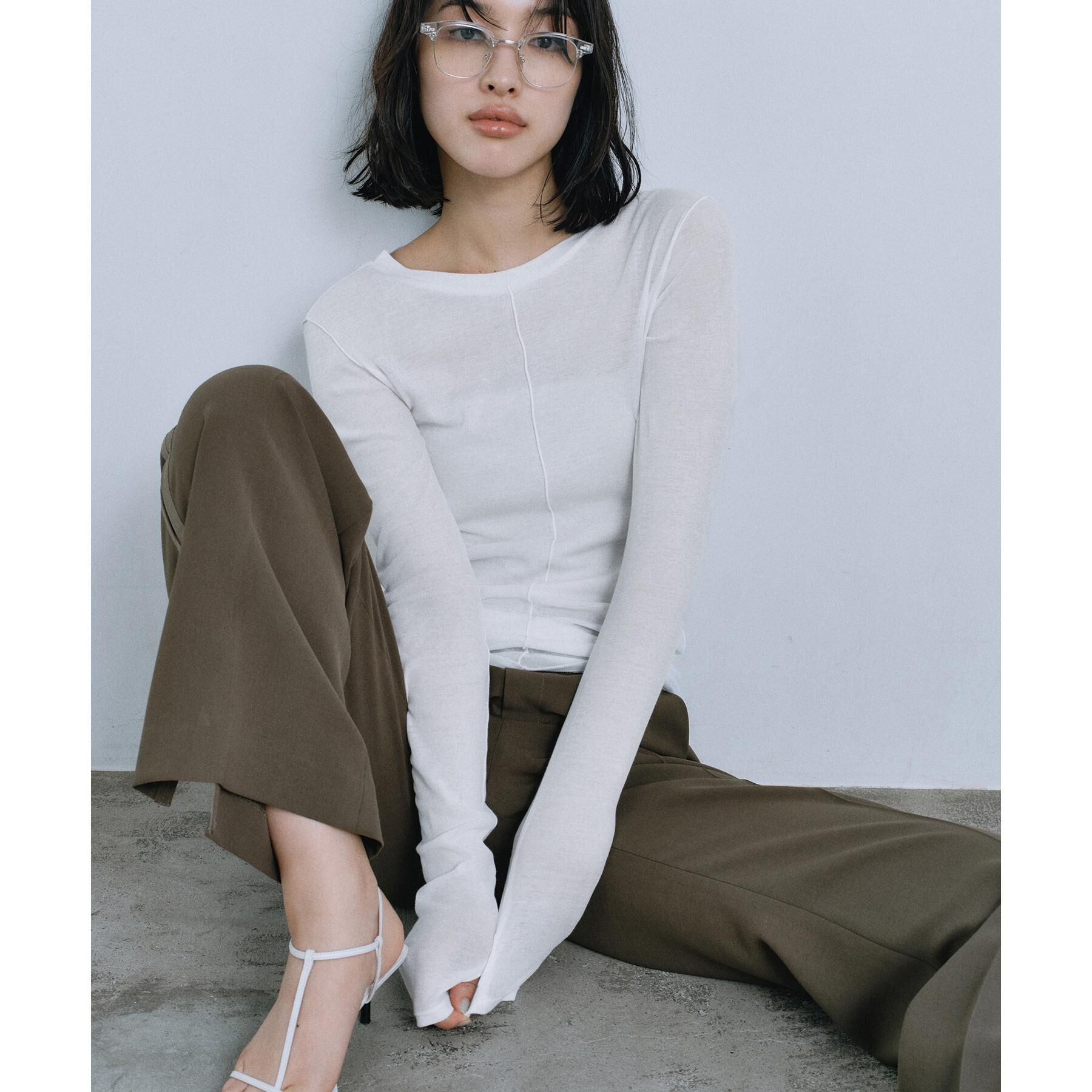 CODE A「sheer basic tee」|Tシャツ・カットソー|