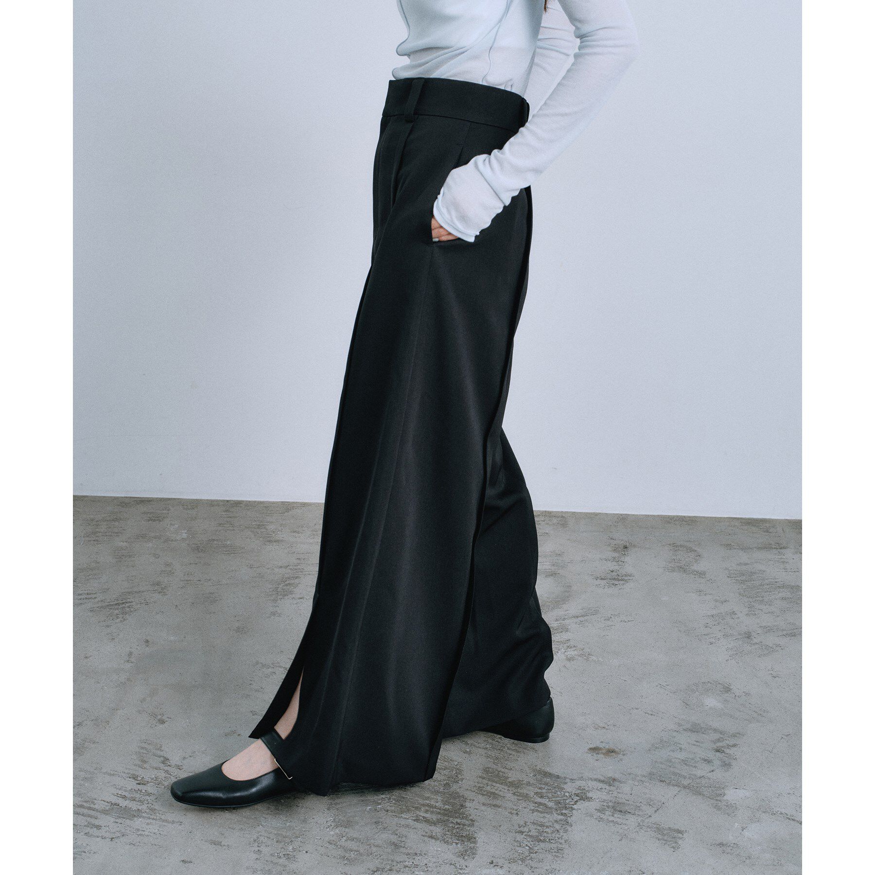 CODE A「center slit wide pants」|その他|