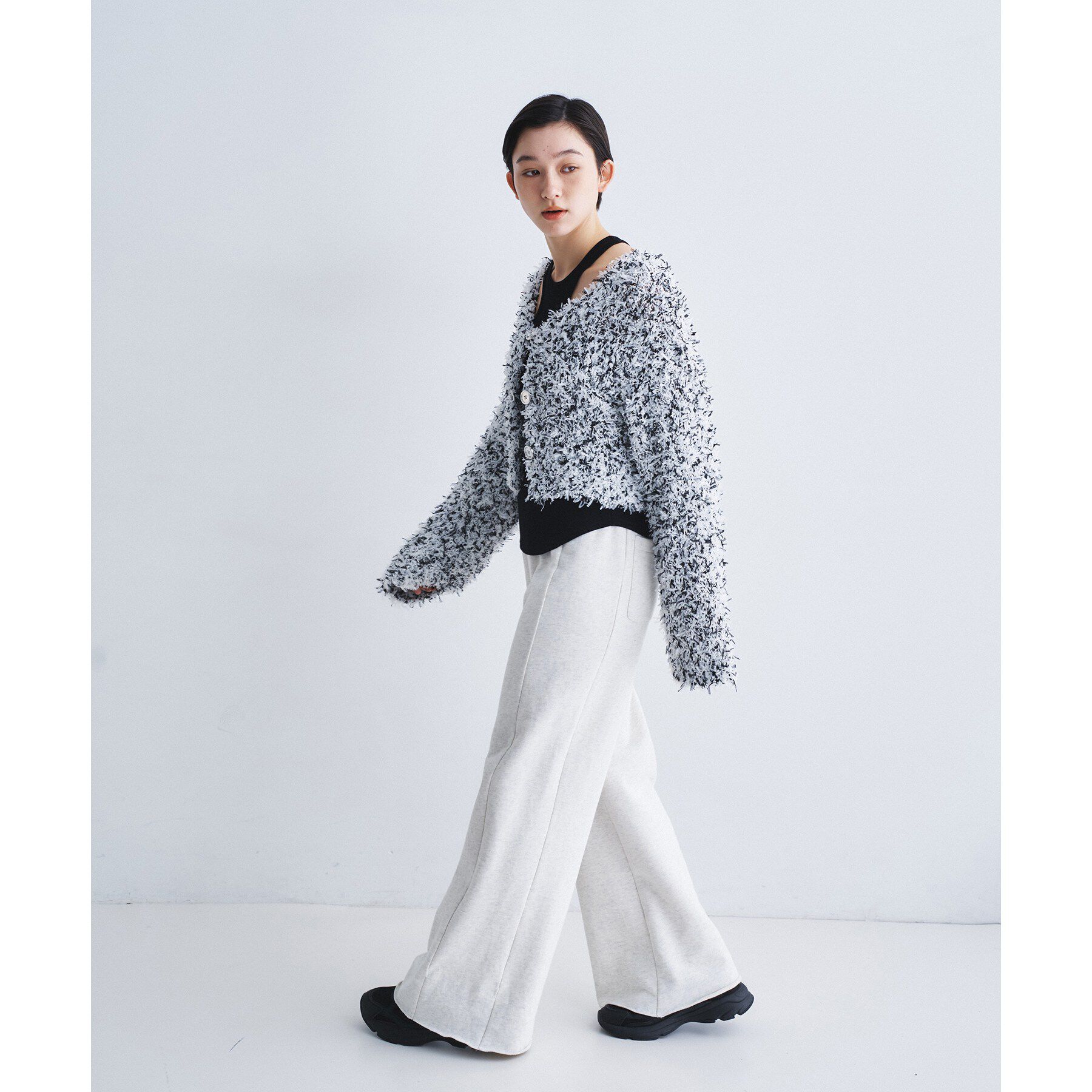 CODE A「fancy yarn cardigan」|カーディガン|