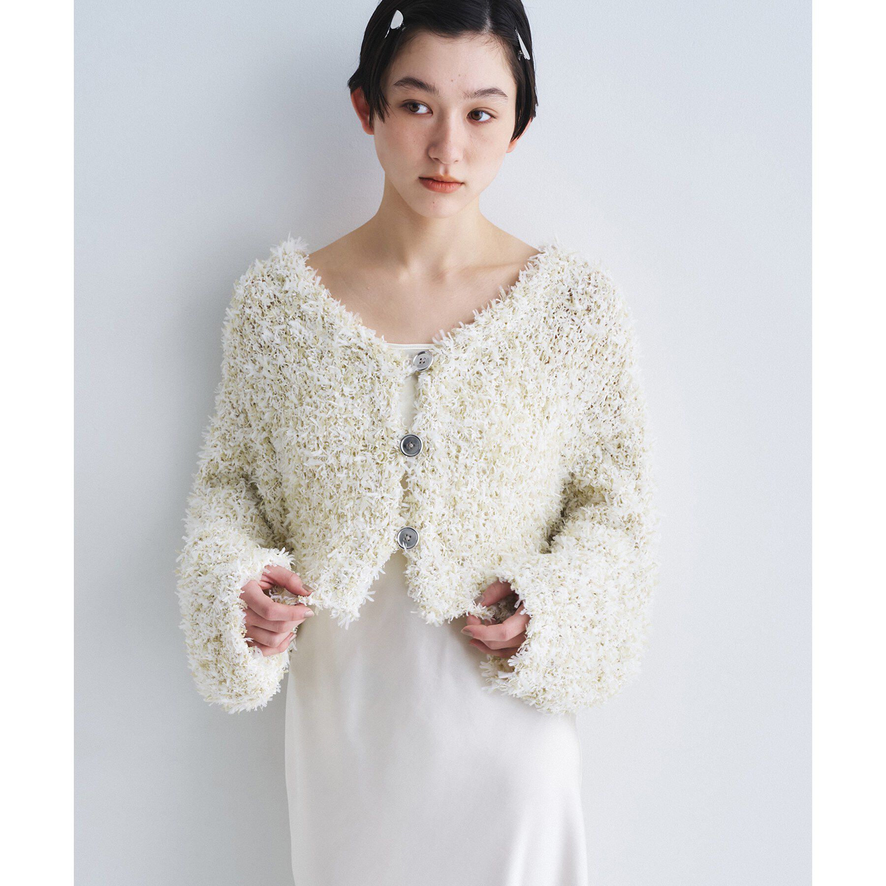 CODE A「fancy yarn cardigan」|カーディガン|