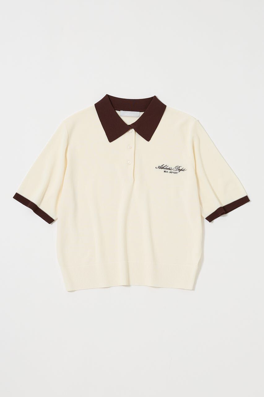 MOUSSY「HALF SLEEVE ニットポロ」|ニット・セーター|IVOY3