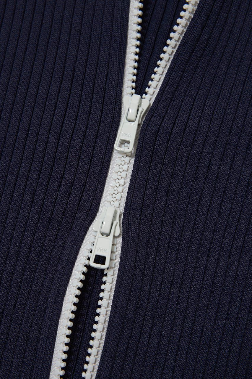 MOUSSY「BI COLOR MIDDLE NECKトップス」|ニット・セーター|
