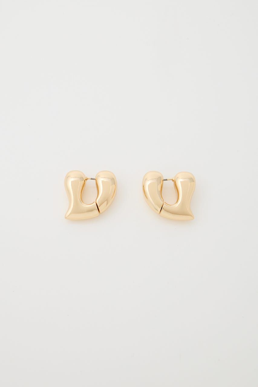 MOUSSY「OPEN HEART イヤリング」|ピアス|GLD