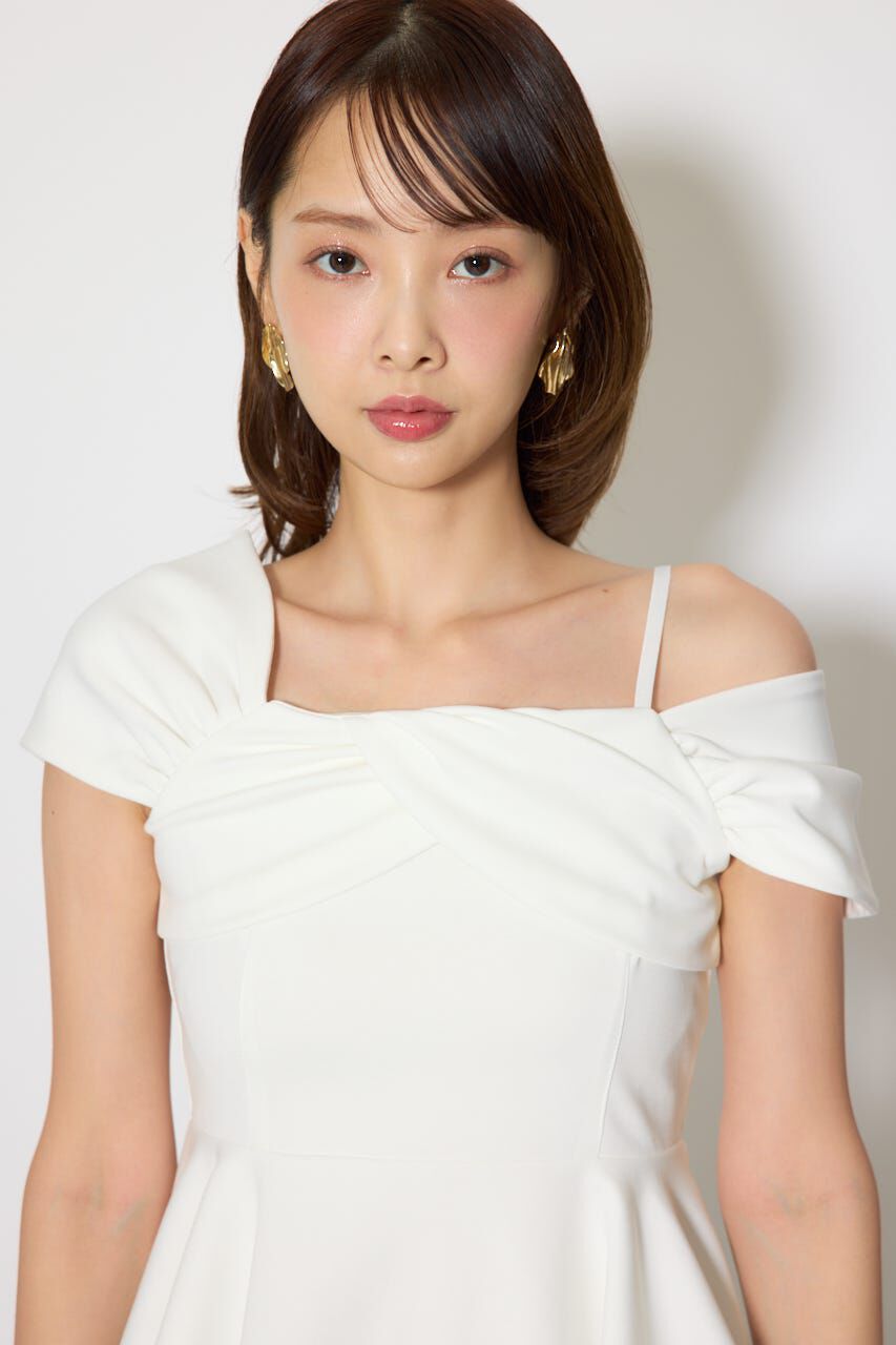 rienda「ワンショルペプラムカットトップス」|Tシャツ・カットソー|