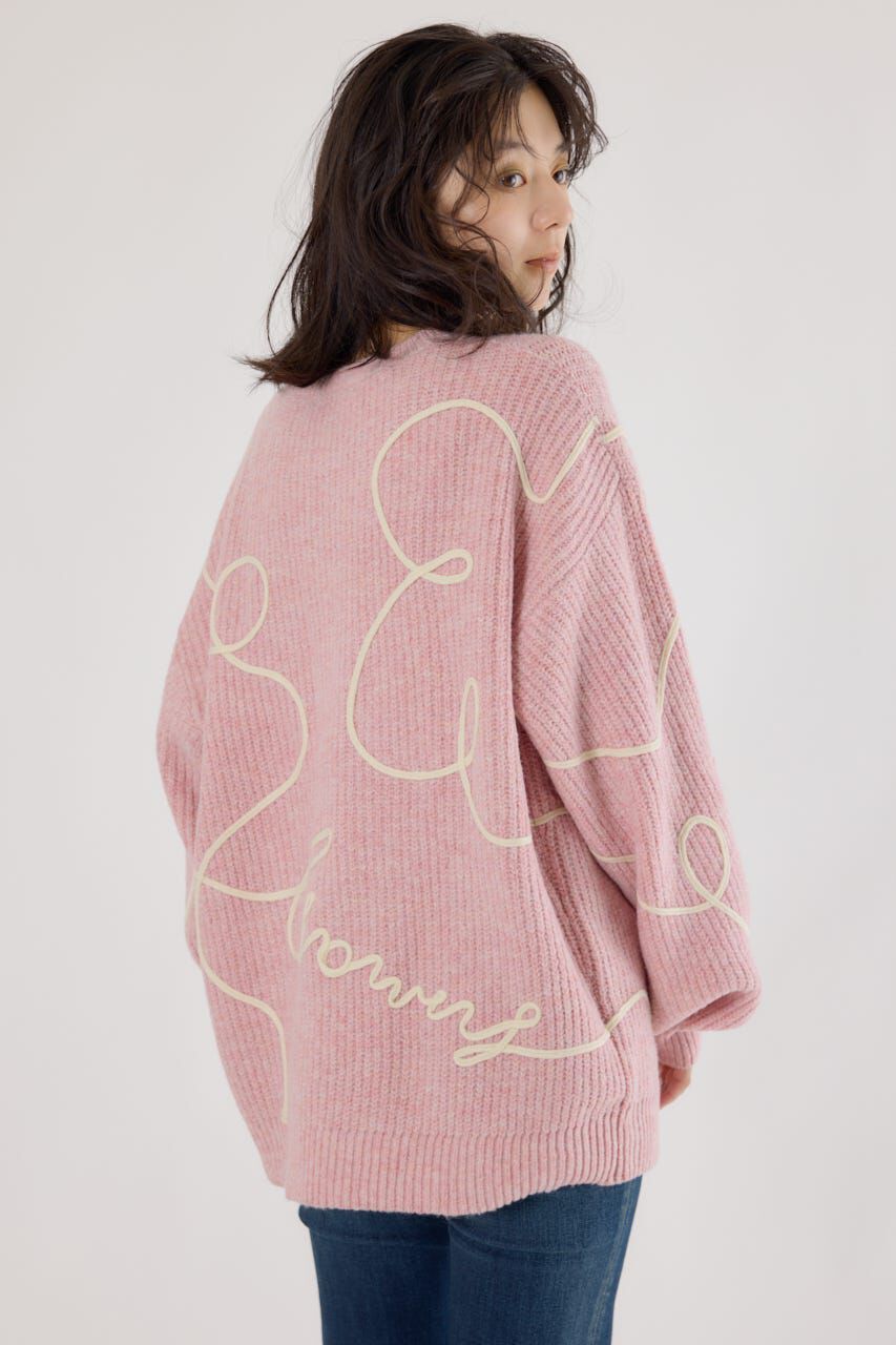 RODEO CROWNS「Embroideryラインロゴニットトップス」|ニット・セーター|