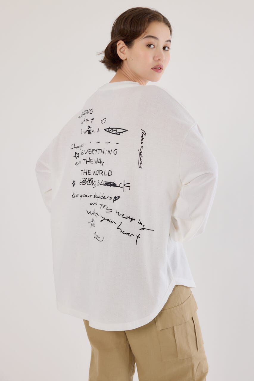 RODEO CROWNS「梨地VネックロングスリーブTシャツ」|Tシャツ・カットソー|
