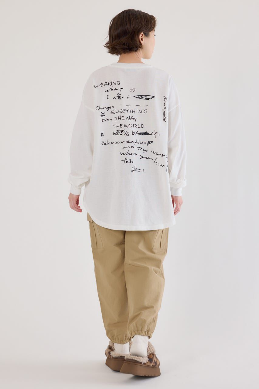 RODEO CROWNS「梨地VネックロングスリーブTシャツ」|Tシャツ・カットソー|