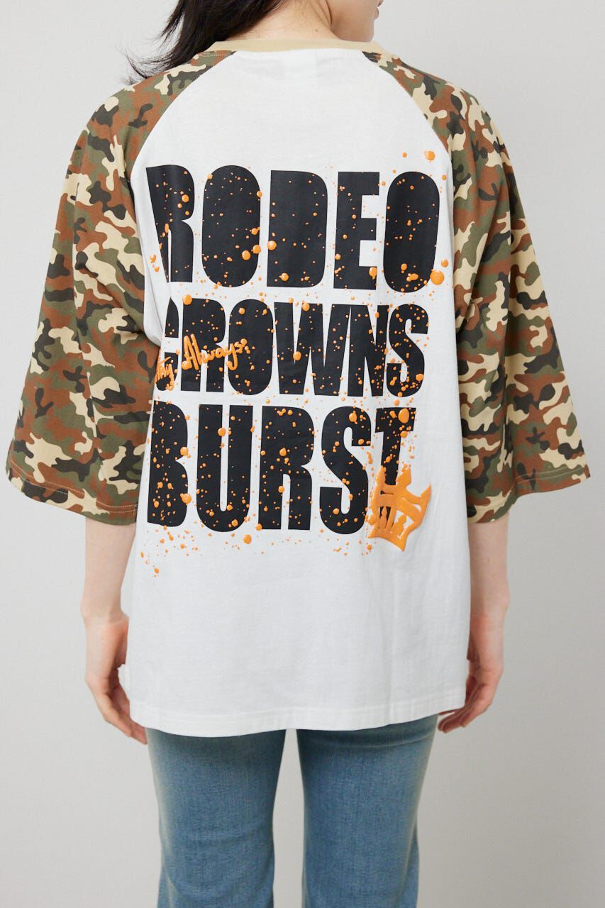 RODEO CROWNS「Ink Logo ラグランTシャツ」|Tシャツ・カットソー|