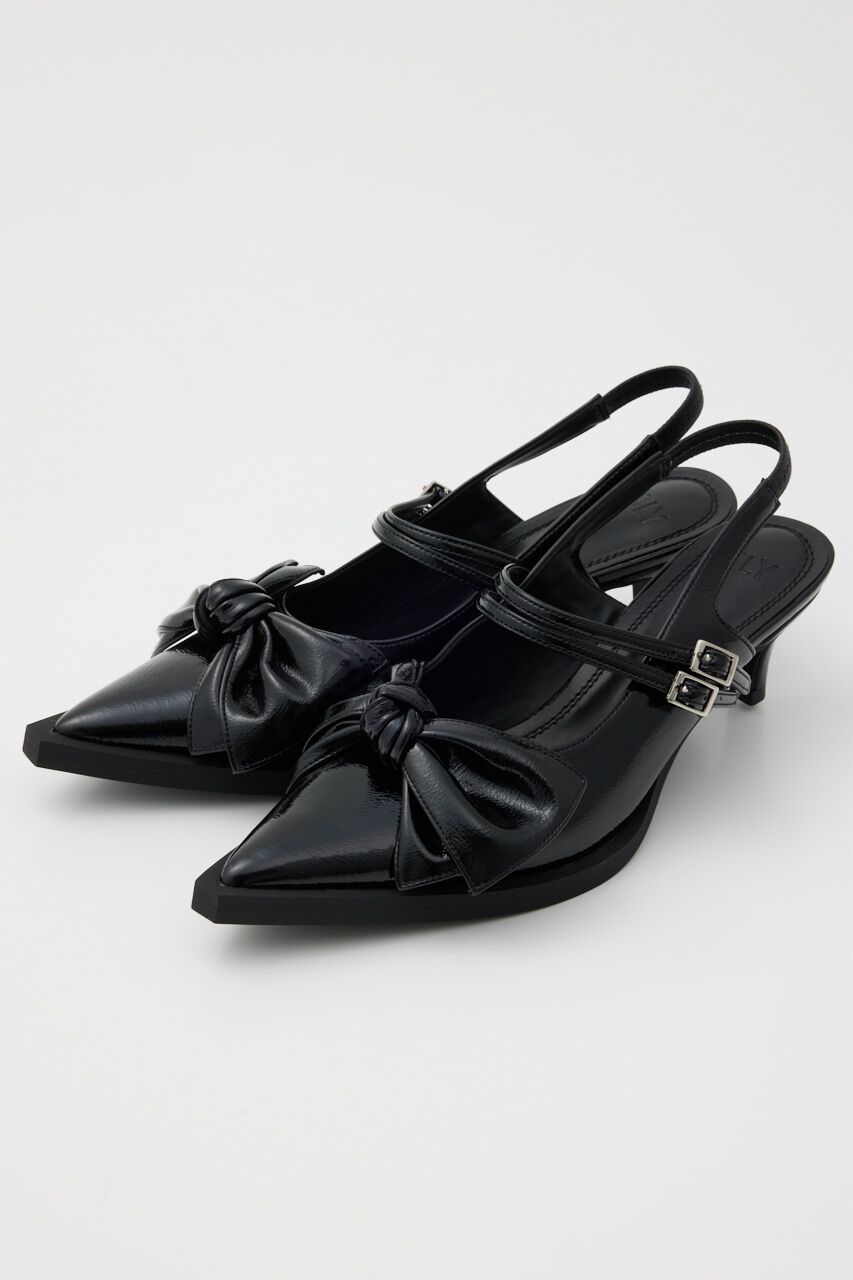 SLY「RIBBON DESIGN POINTED サンダル」|サンダル|