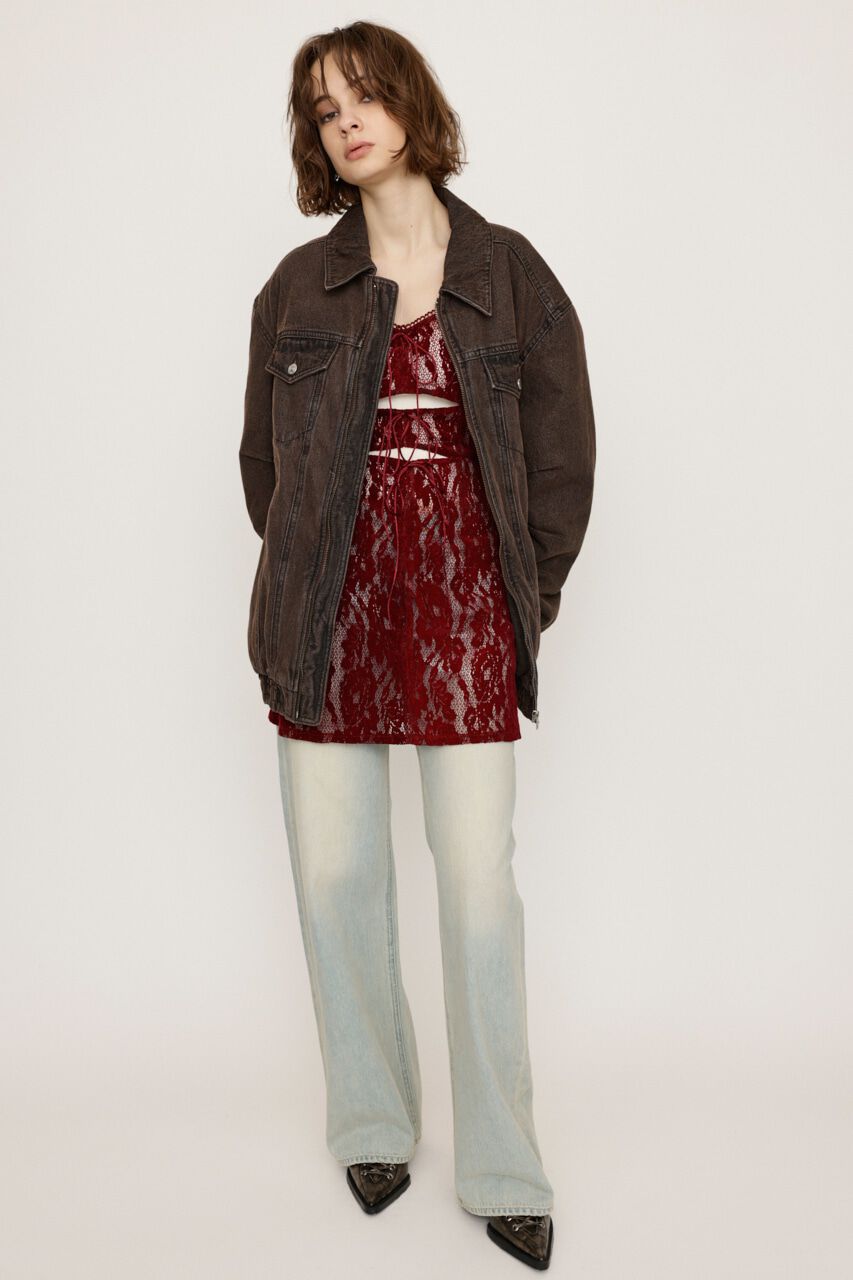 SLY「FROCKY LACE RIBBON トップス」|キャミソール|