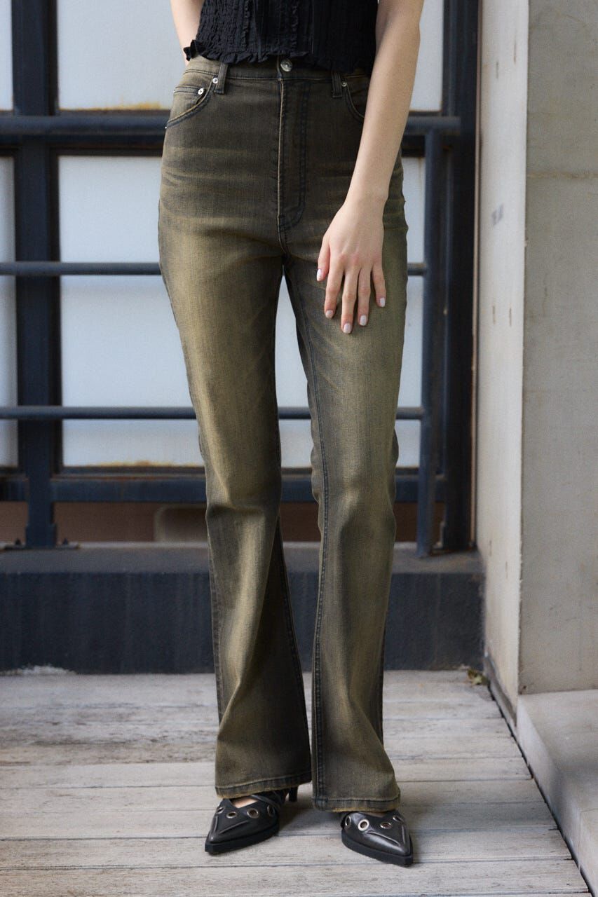 SLY「HW FLARE PT-C WITH ROICA（R）EF」|デニム|