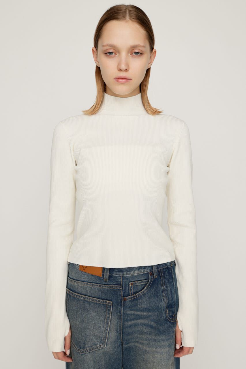 SLY「BASIC HG RIB H／N トップス」|ニット・セーター|