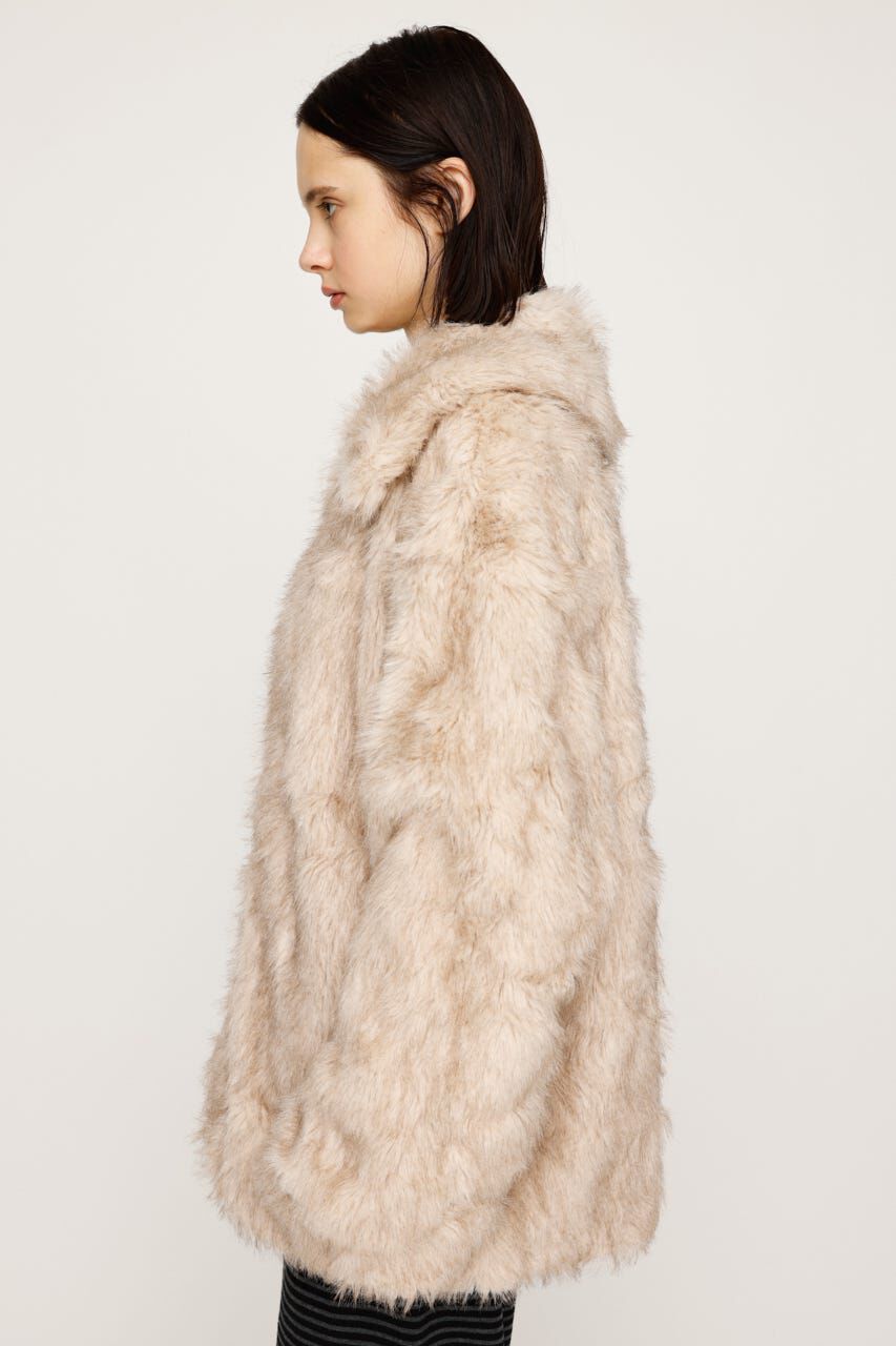 SLY「BIG COLLAR FUR コート」|その他|
