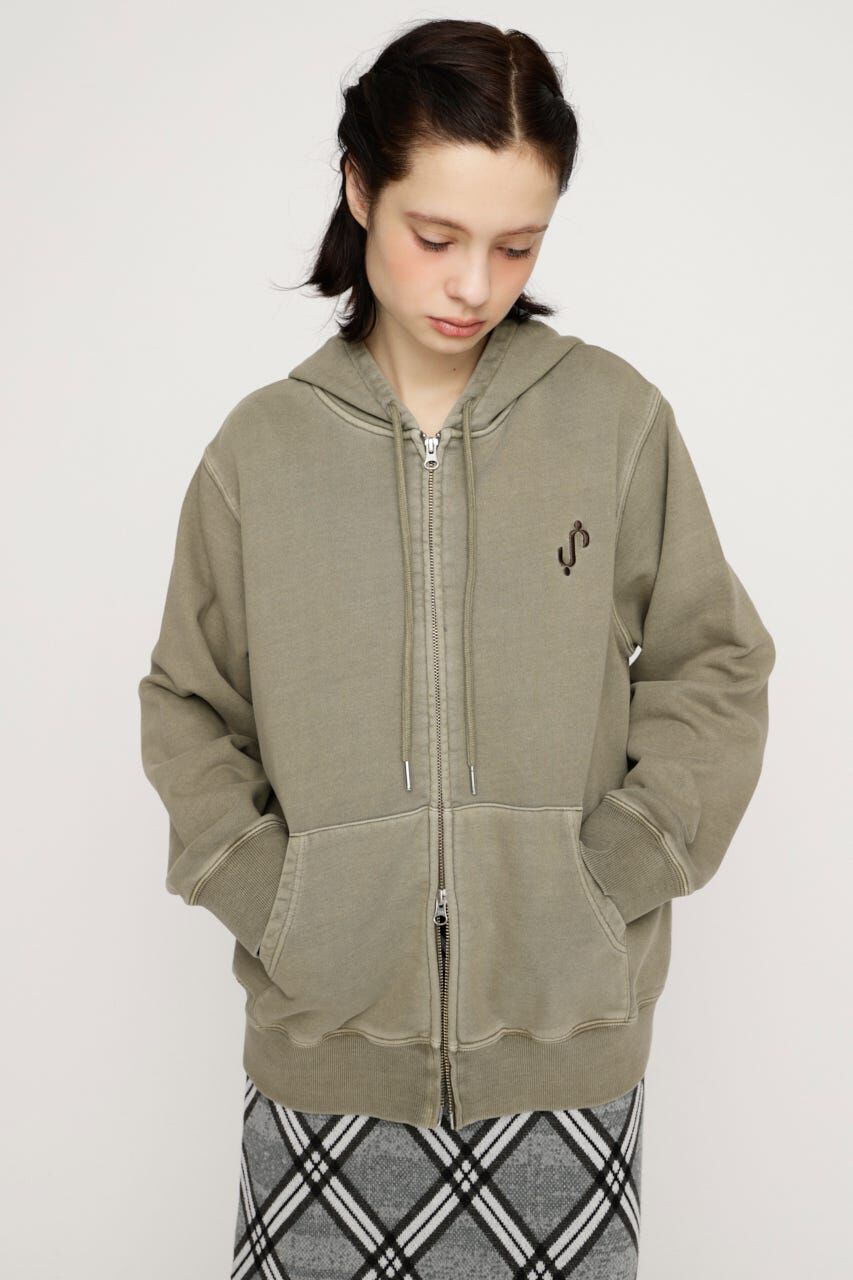 SLY「S. HOODIE ZIP パーカー」|パーカー|
