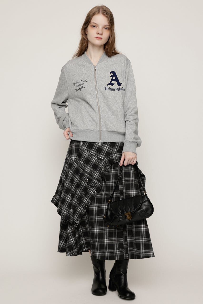 SLY「PLAID FLARE DESIGN スカート」|スカート|