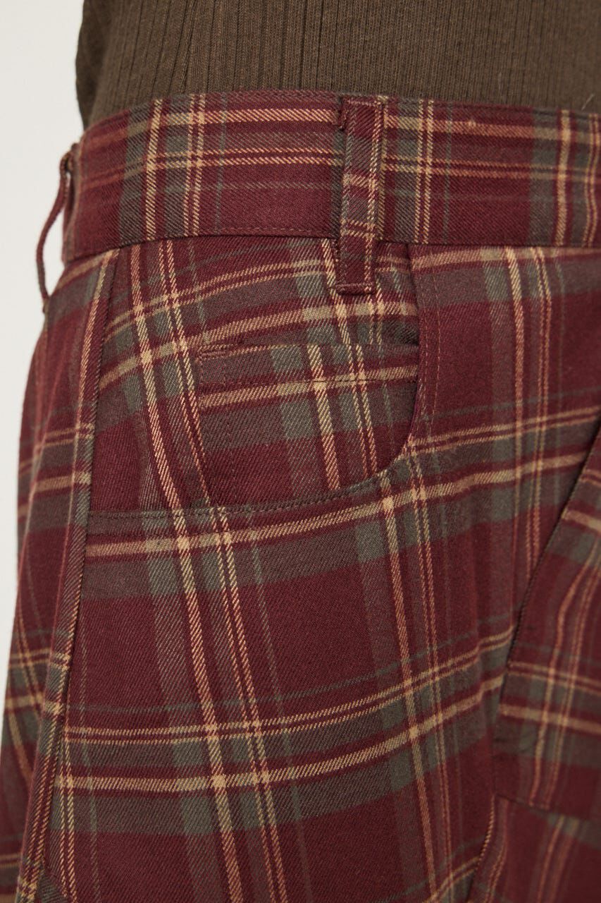 SLY「PLAID FLARE DESIGN スカート」|スカート|