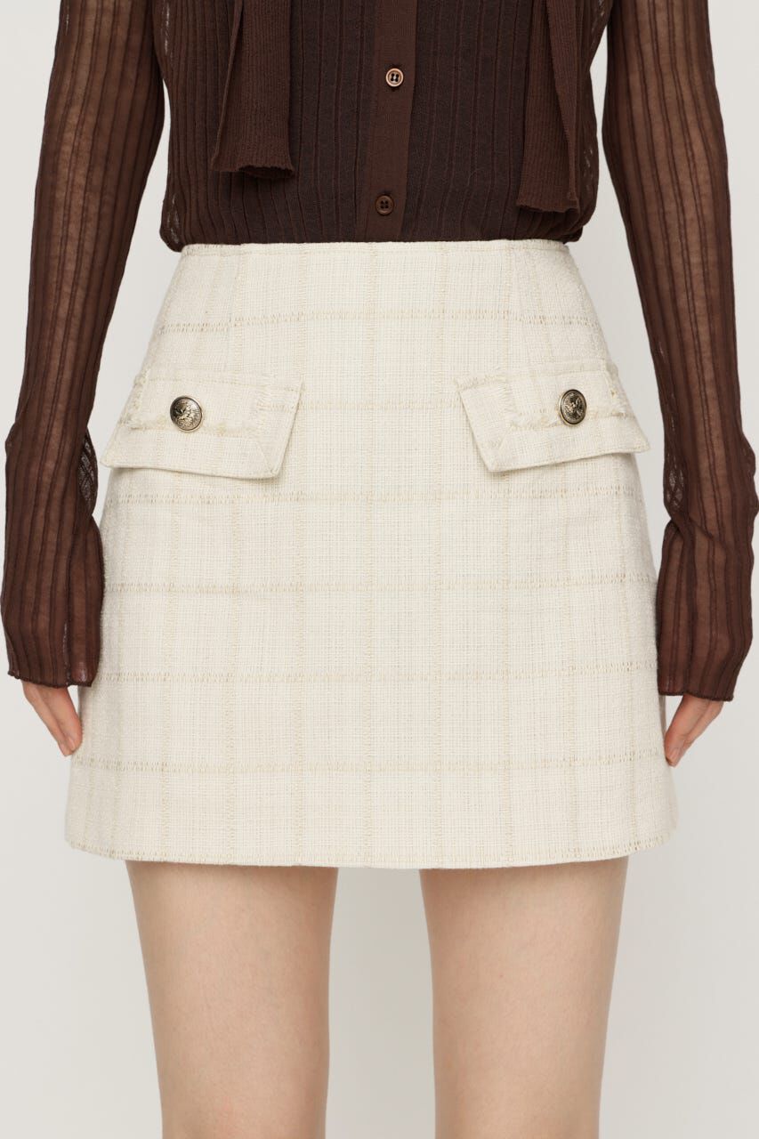 SLY「TWEED スコート」|スカート|