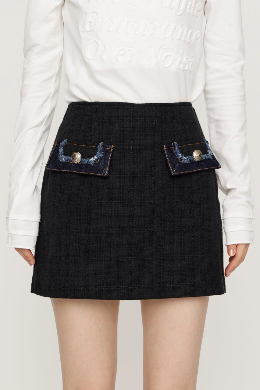SLY「TWEED スコート」|スカート|