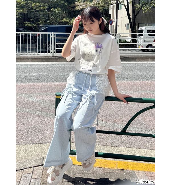 merry jenny「Lilo & Stitch 「ジジとマートルの仲間たち」Tシャツ」|Tシャツ・カットソー|
