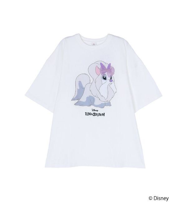 merry jenny「Lilo & Stitch 「ジジとマートルの仲間たち」Tシャツ」|Tシャツ・カットソー|