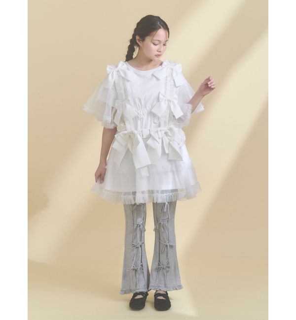 merry jenny「Tulle ribbon harness」|サスペンダー|